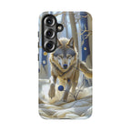 Wolf in Snow Samsung Galaxy Case — Rugged Wildlife