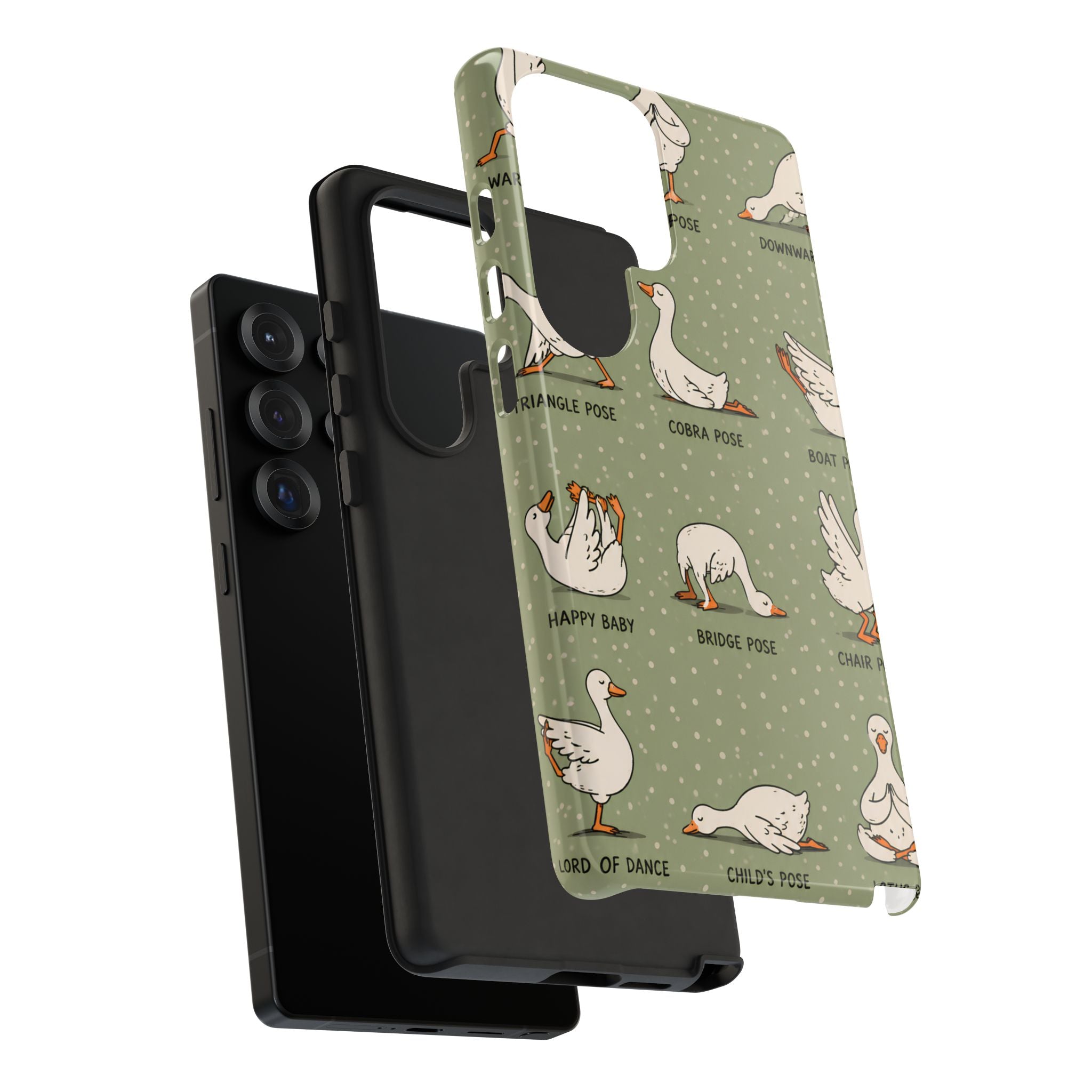 Yoga Goose Samsung Galaxy Phone Case | Funny Goose Yoga Cover