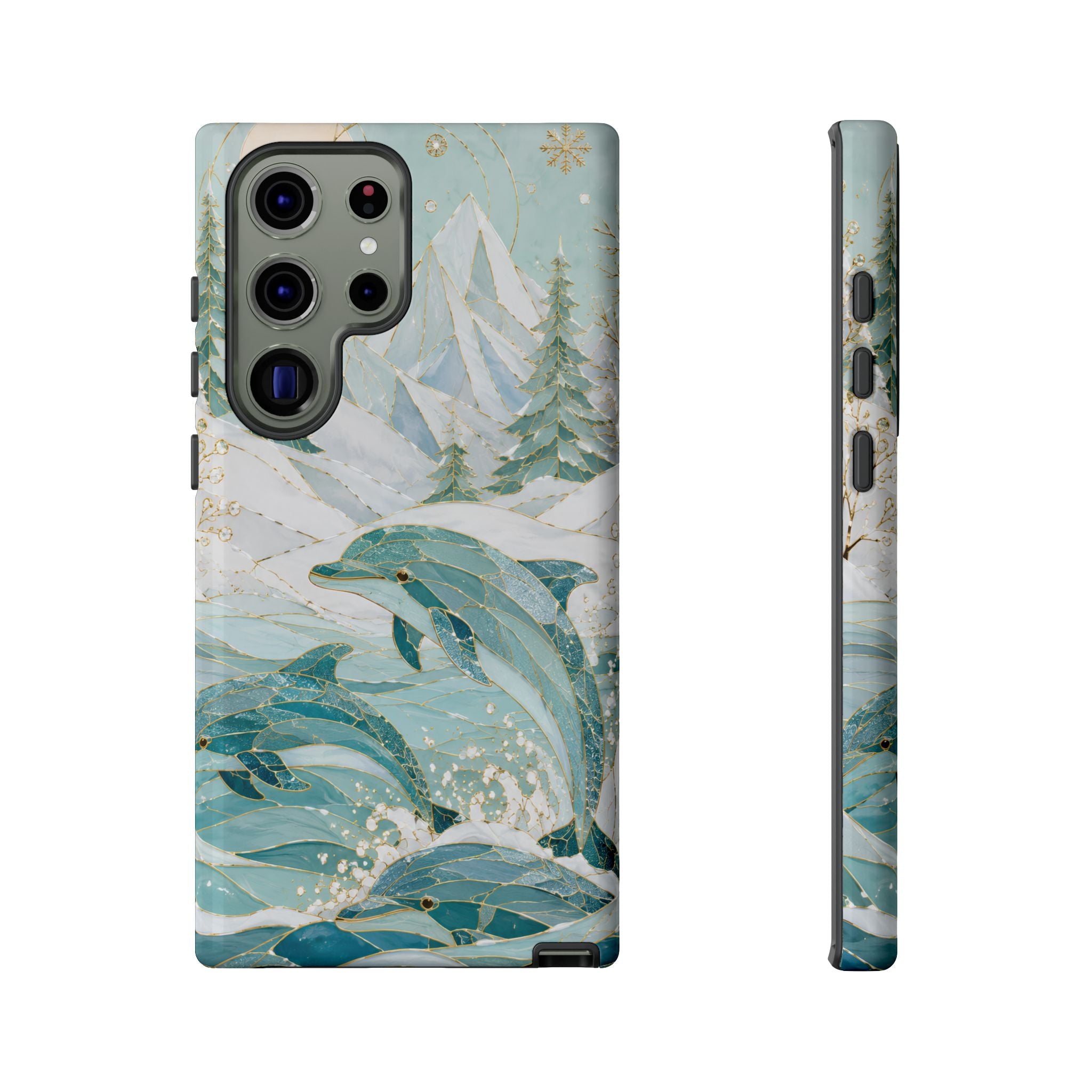 Dolphin Phone Samsung Galaxy Case | Ocean Wave Phone Case