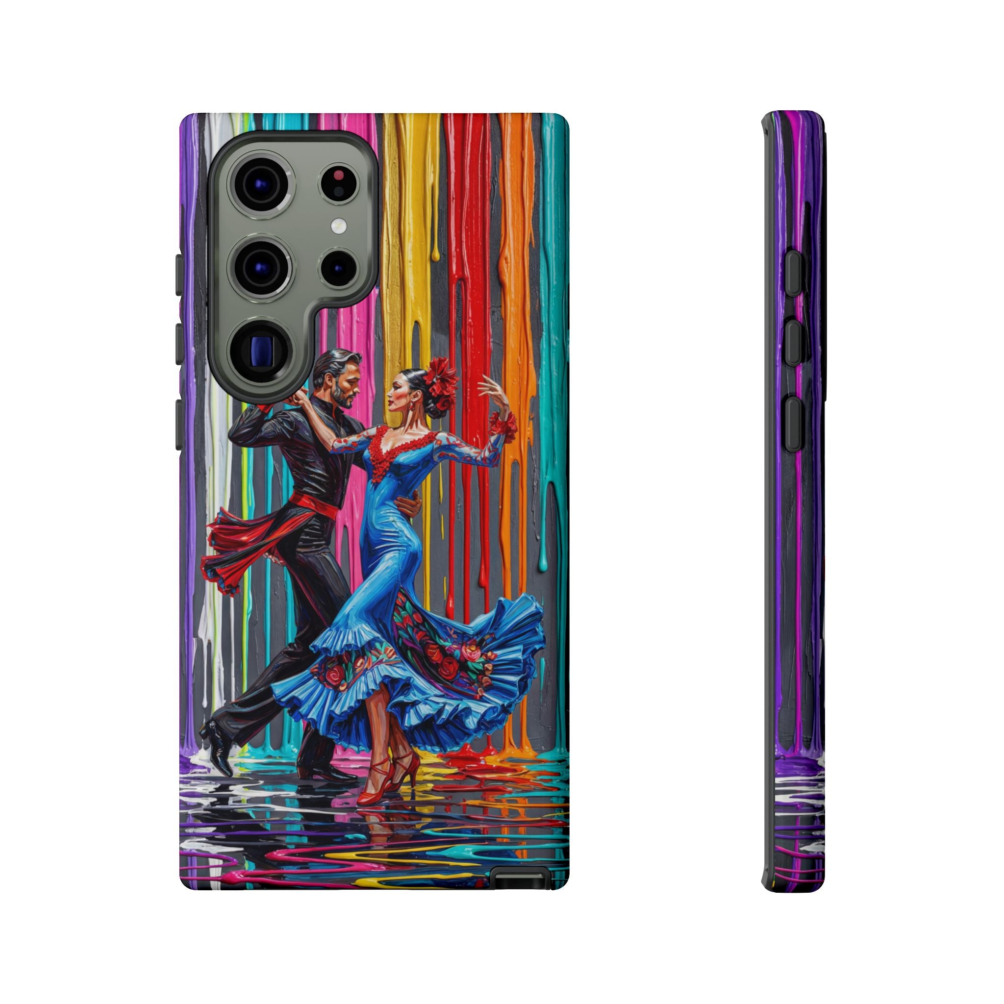 Colorful Tango Samsung Galaxy Phone Case | Vibrant Dancing Couple Art Protection