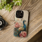 Peacock & Rose iPhone Case | Vintage Floral iPhone Case