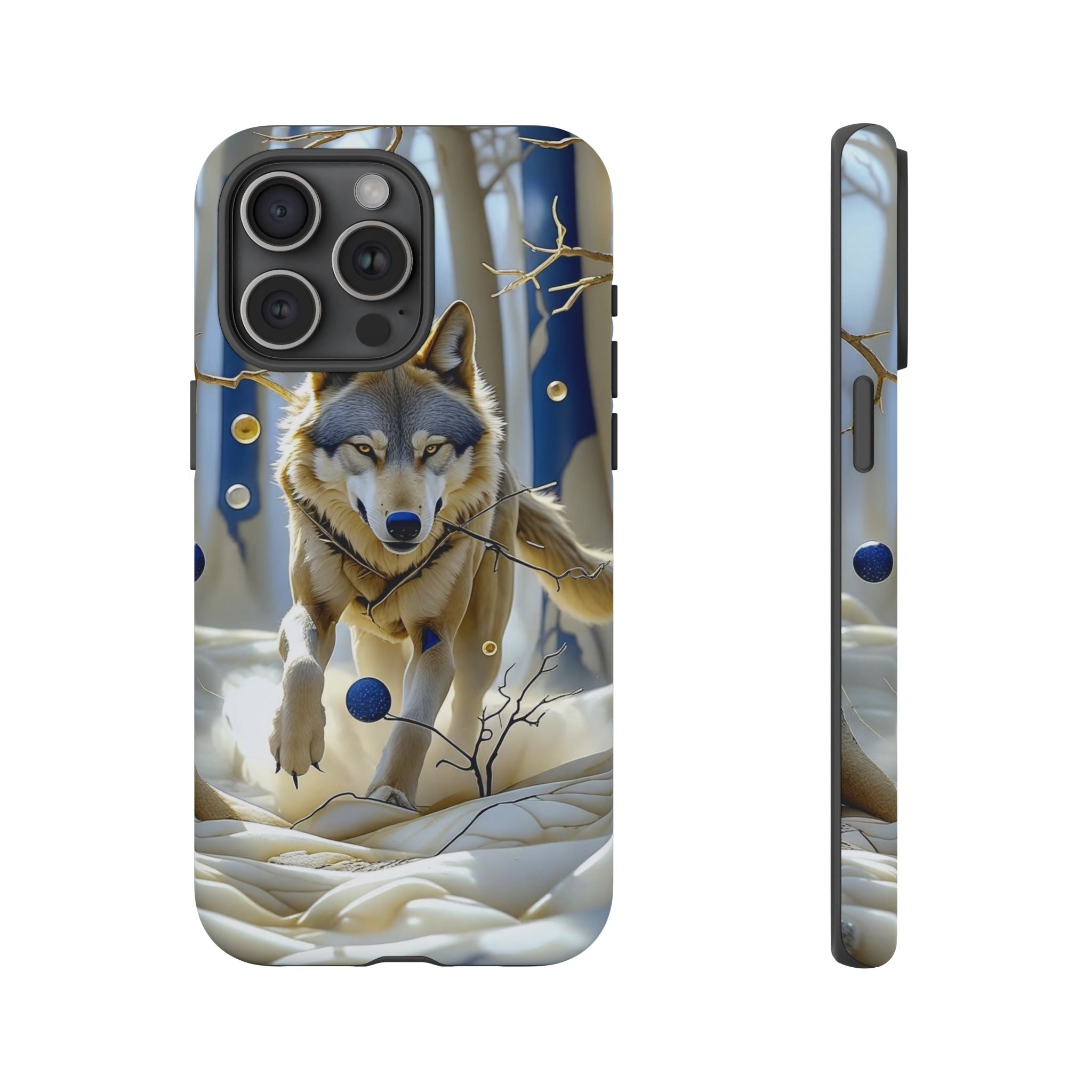 Wolf in Snow iPhone Case — Rugged Wildlife