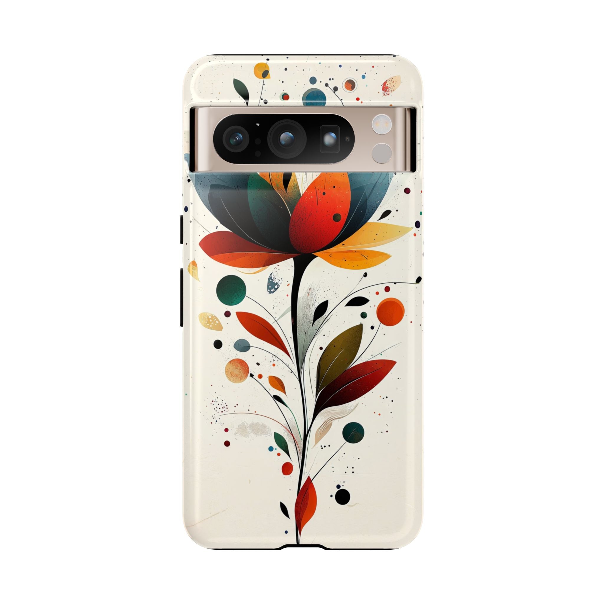 Floral Abstract Google Pixel Case | Colourful Botanical Art