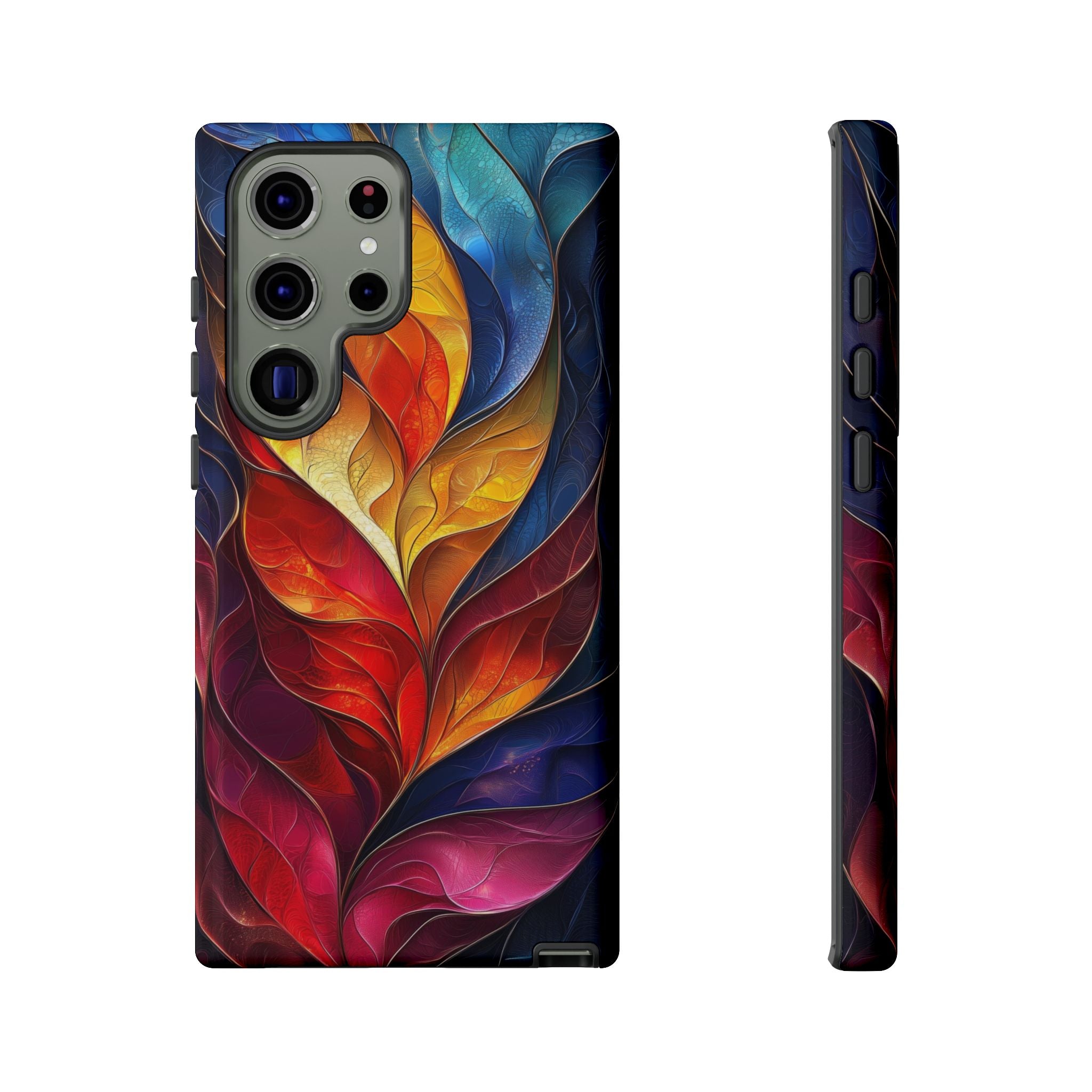 Abstract Colourful Leaf Samsung Galaxy Case