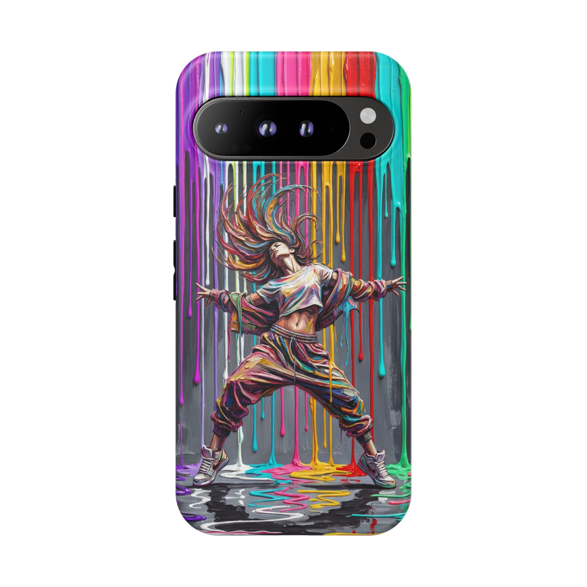 Google Pixel Phone Case | Colorful Street Dance Drip Design