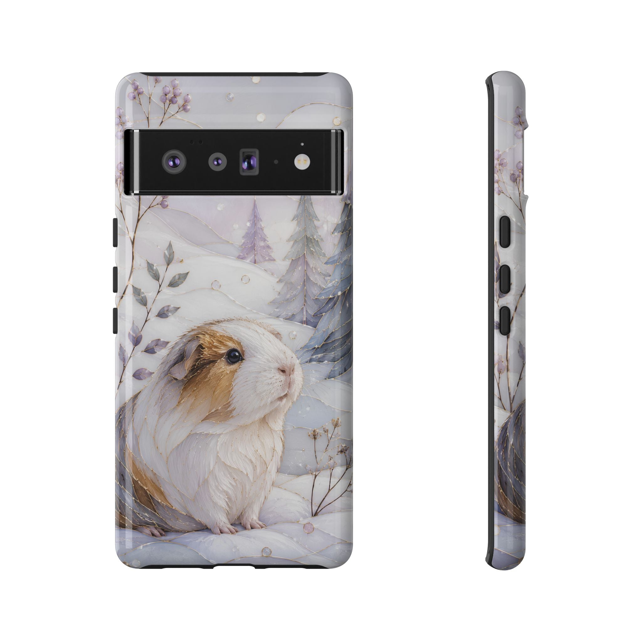Guinea Pig Google Pixel Phone Case | Winter Guinea Pig Phone Case