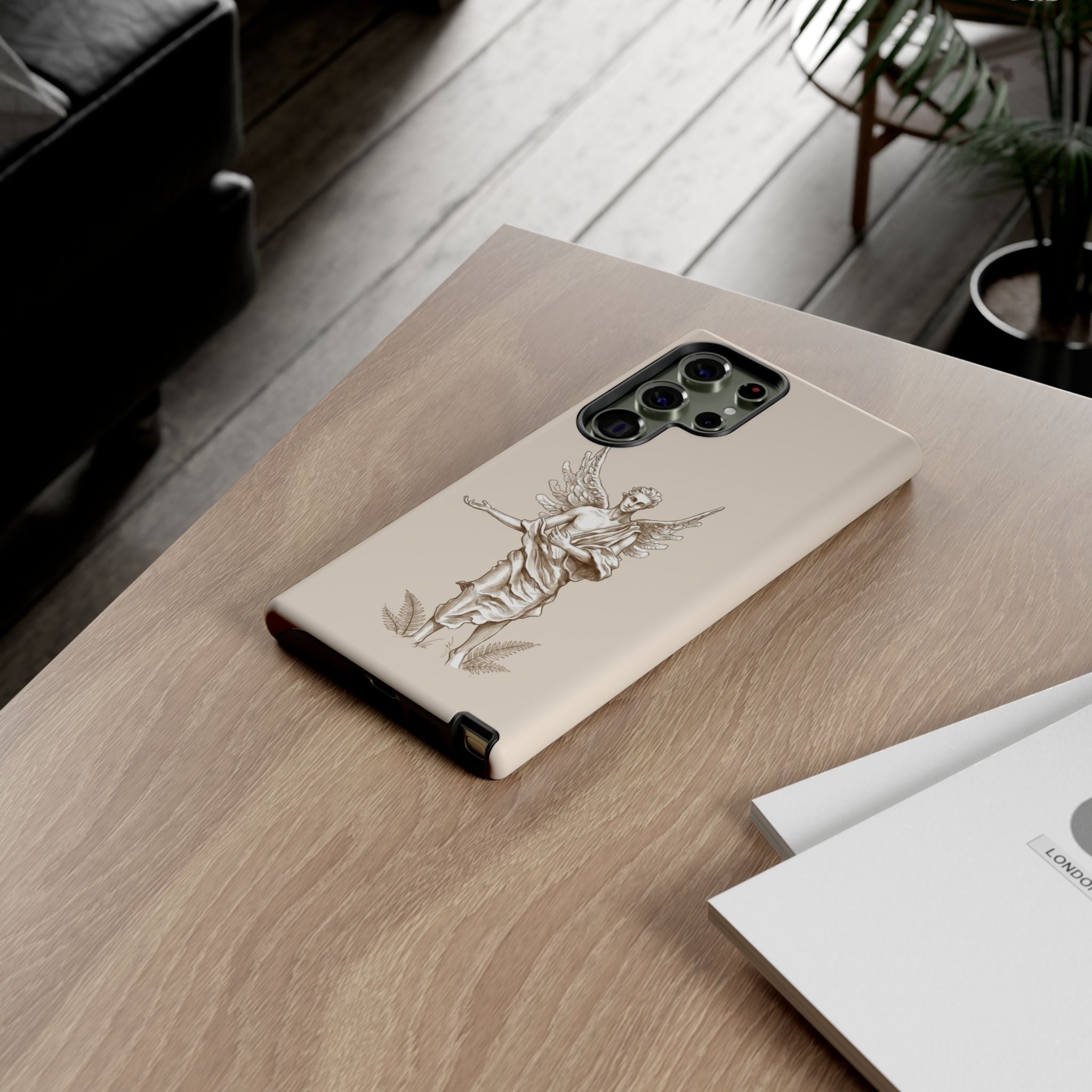 Angel Sketch Phone Case | Classic Guardian Samsung Galaxy Cover