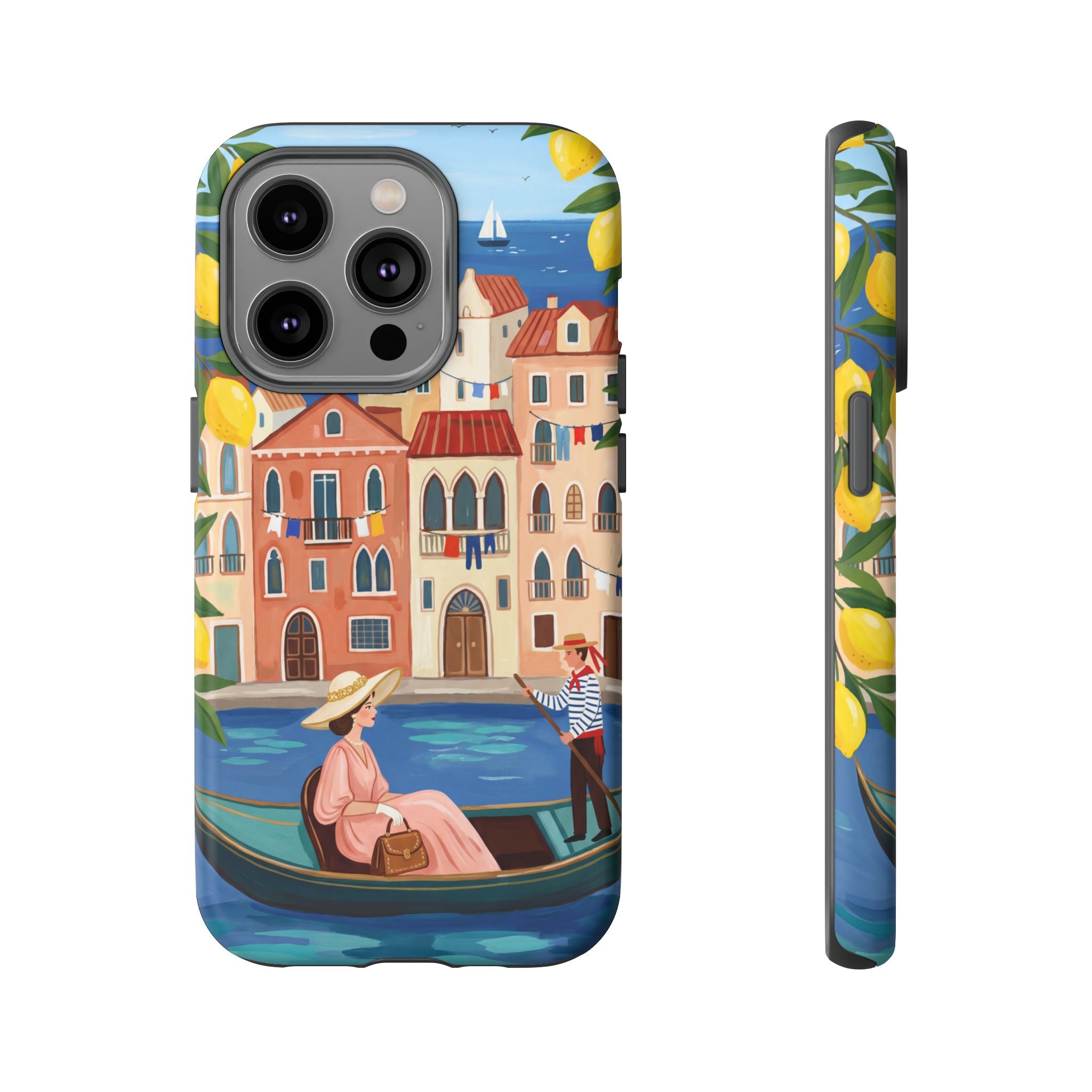 Venetian Gondola iPhone Case | Lemon Coast Waterfront Travel
