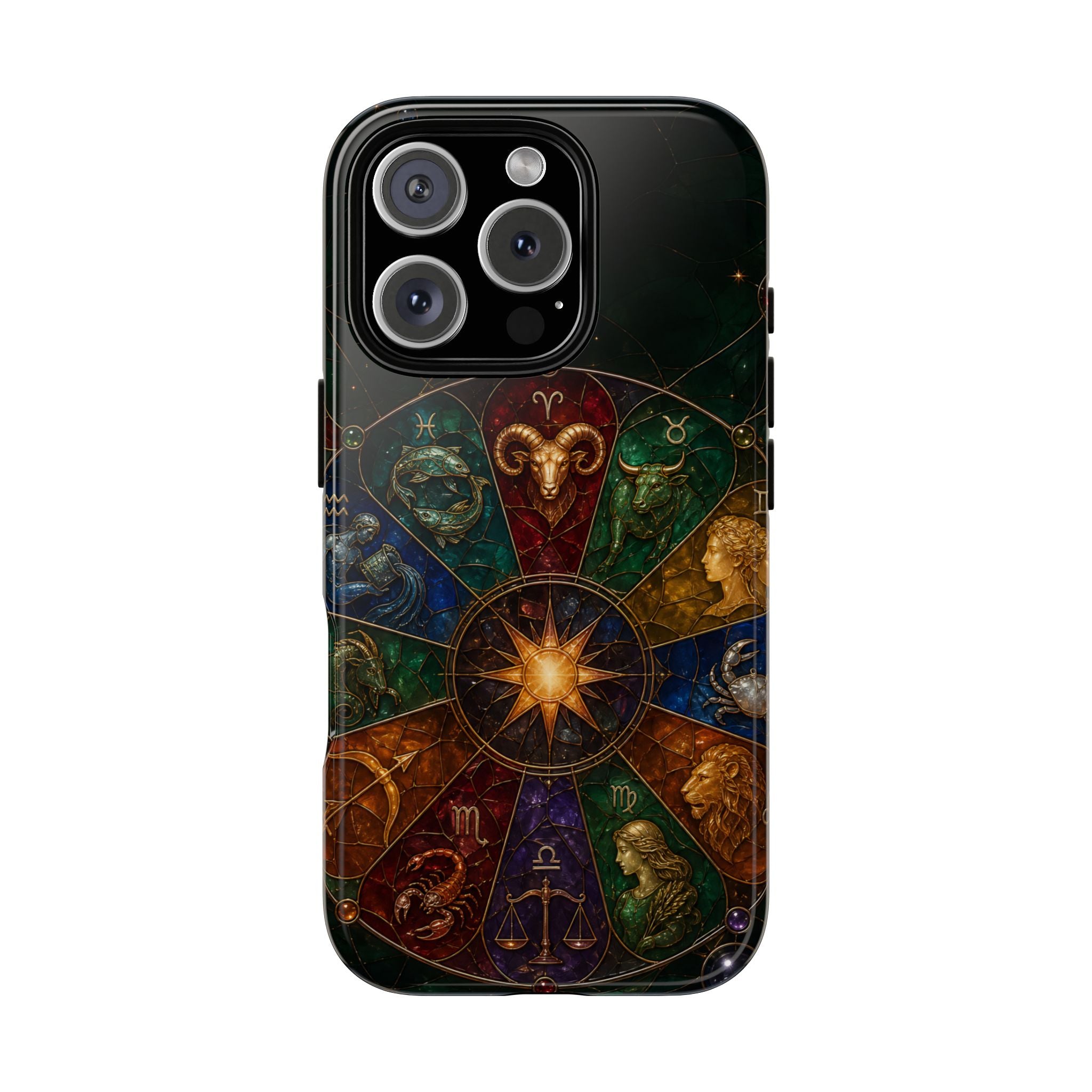 Zodiac Wheel iPhone Case | Celestial Astrology iPhone Case