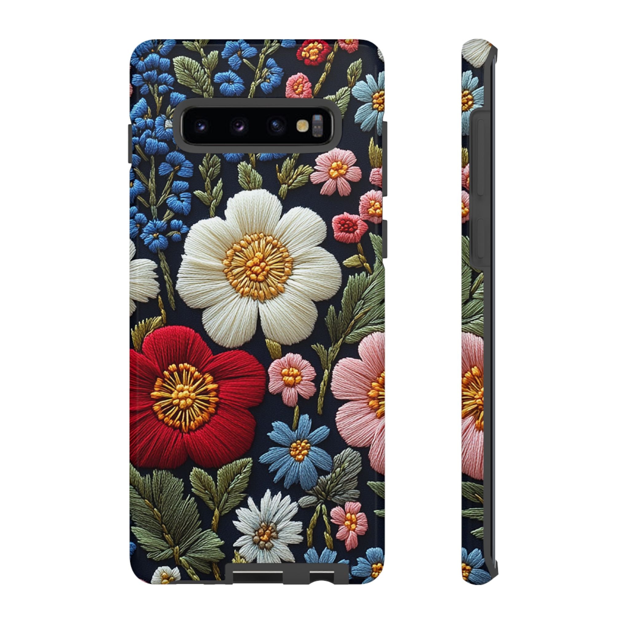 Floral Embroidered Garden Samsung Galaxy Case