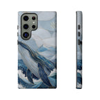 Blue Whale Samsung Galaxy Phone Case | Ocean Wave Phone Case