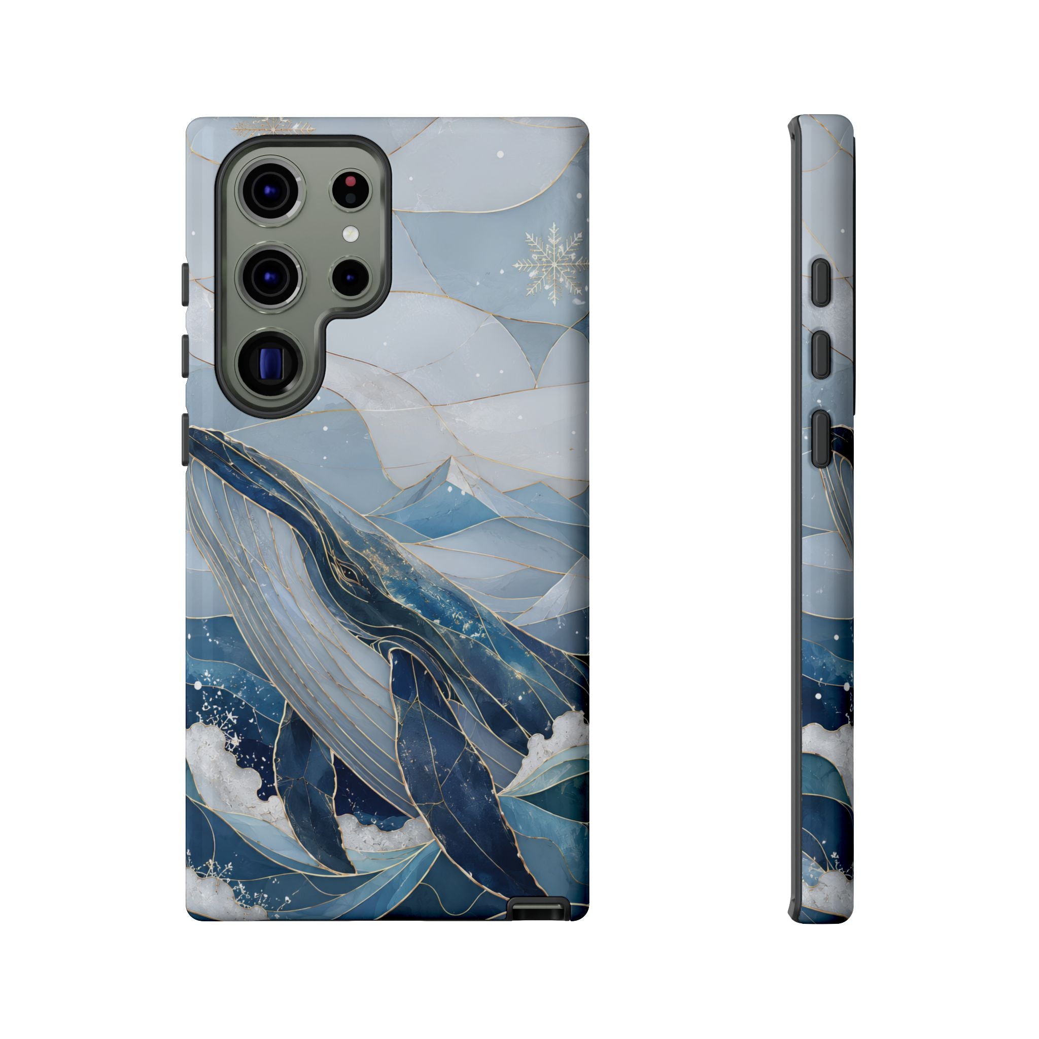 Blue Whale Samsung Galaxy Phone Case | Ocean Wave Phone Case