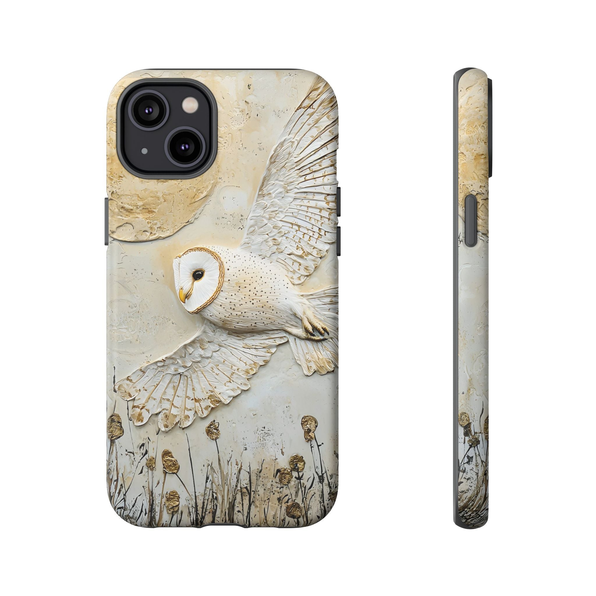 Barn Owl iPhone Case — Elegant Flying Owl Wildlife