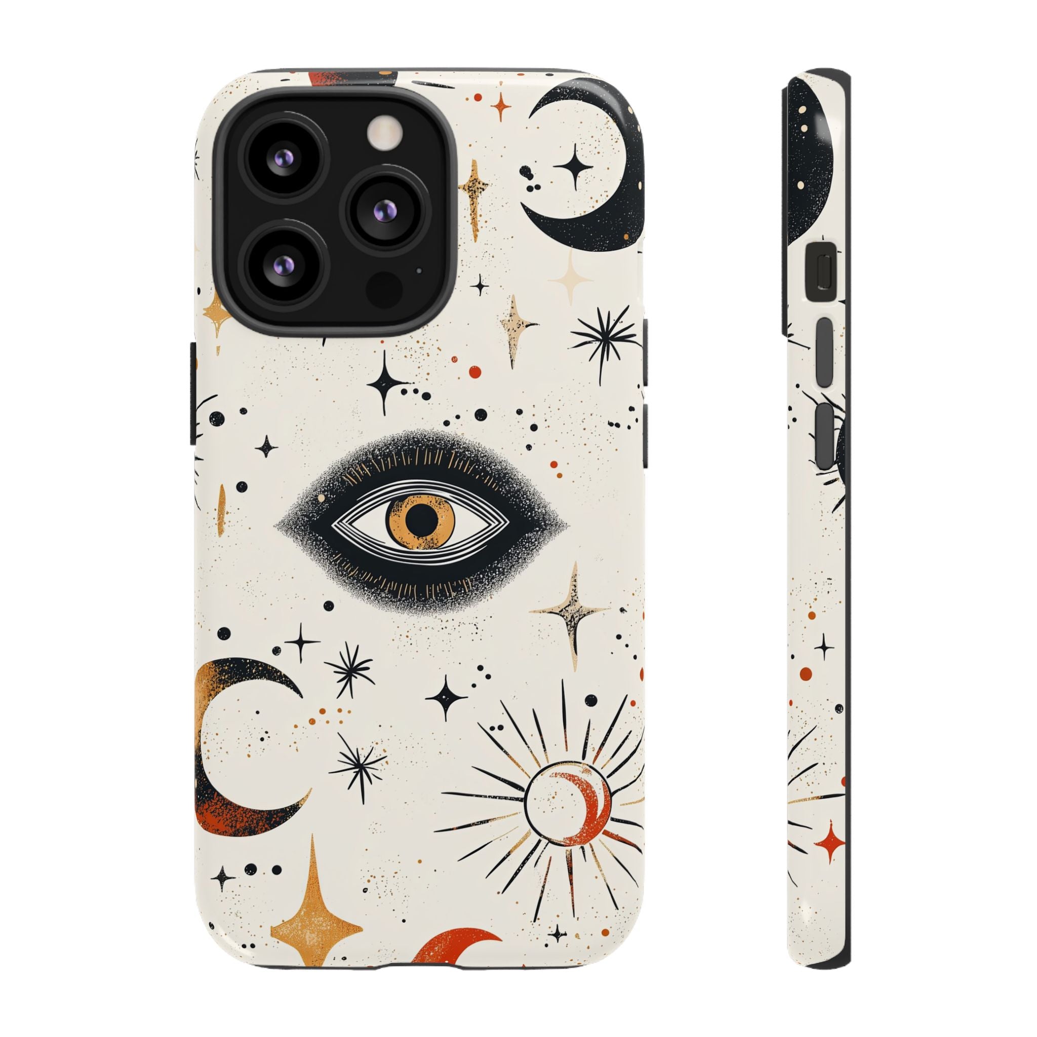 Mystic Eye iPhone Case | Celestial Moon & Star