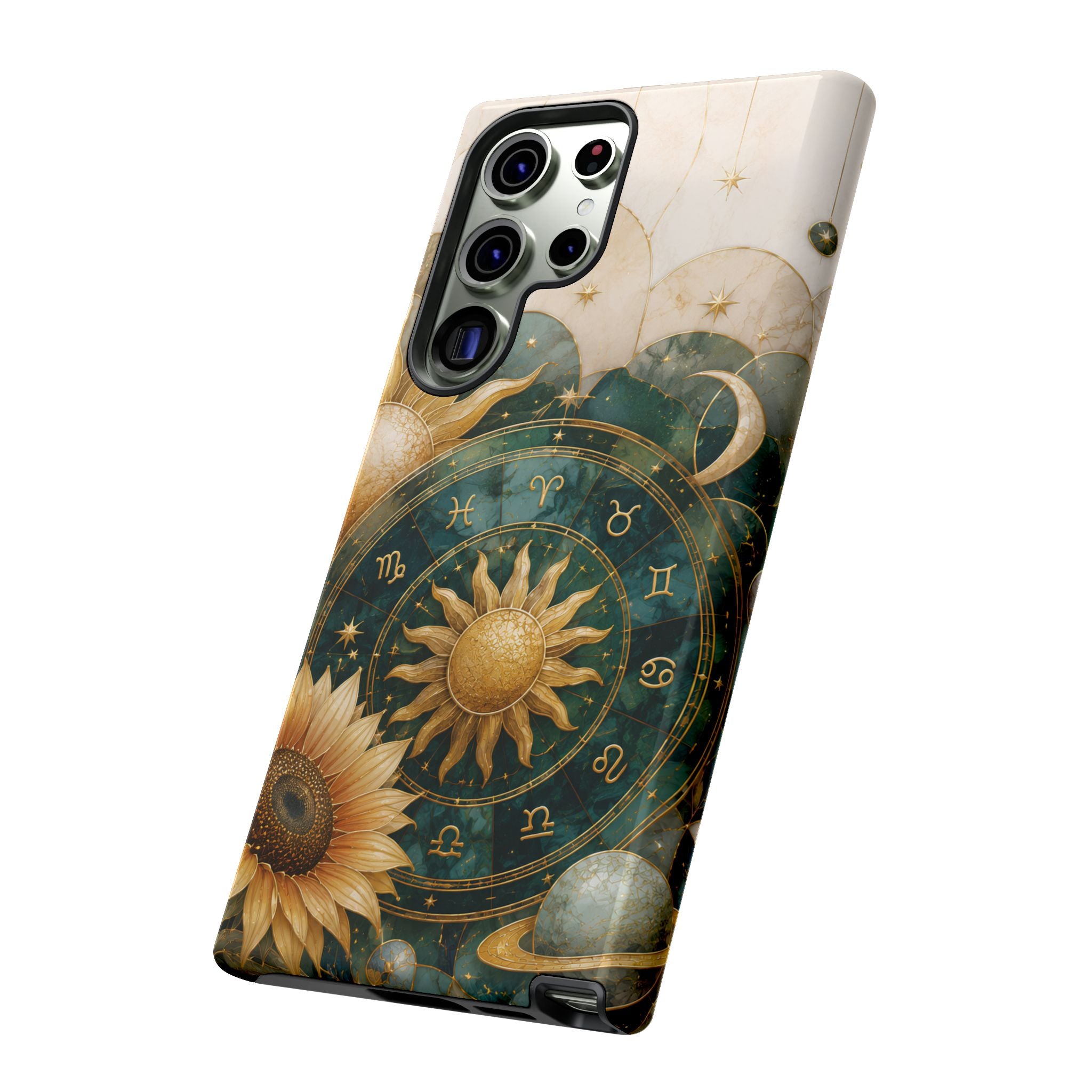 Celestial Sun Samsung Galaxy Phone Case | Zodiac Wheel Phone Case