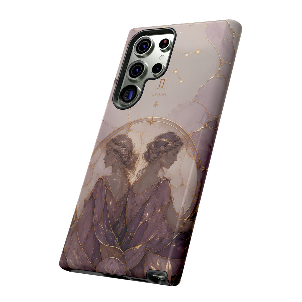 Gemini Zodiac Samsung Galaxy Phone Case | Twin Constellation Phone Case