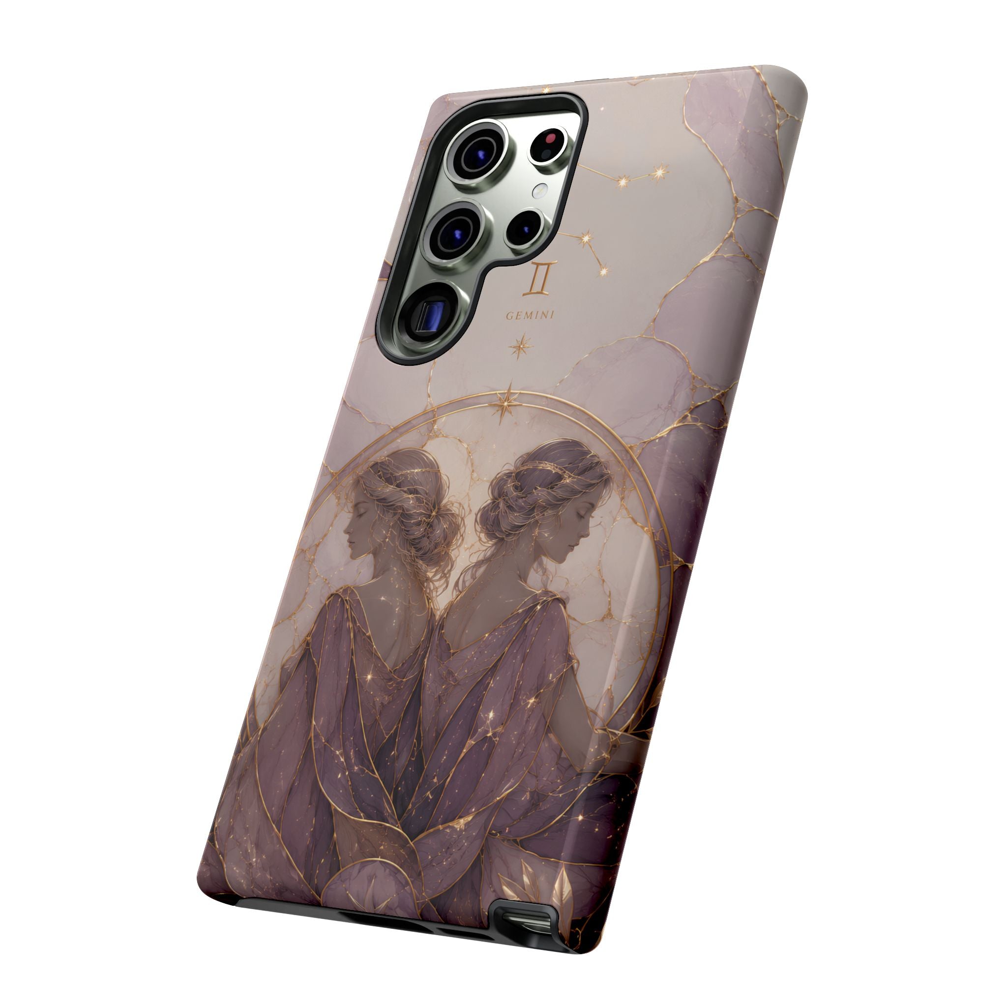 Gemini Zodiac Samsung Galaxy Phone Case | Twin Constellation Phone Case