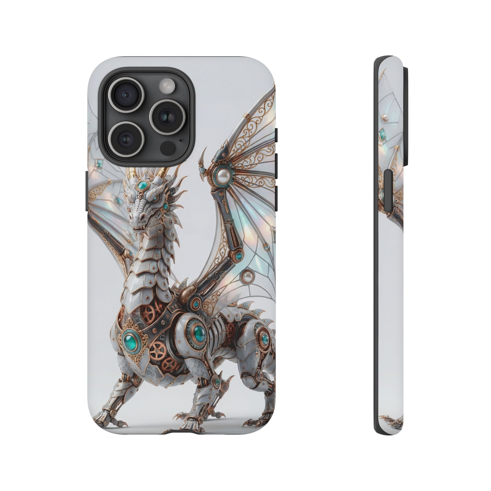 Steampunk Mechanical Dragon iPhone Case — Fantasy Armor Protective Cover