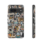 Cute Cats Sticker Tough Google Pixel Phone Case