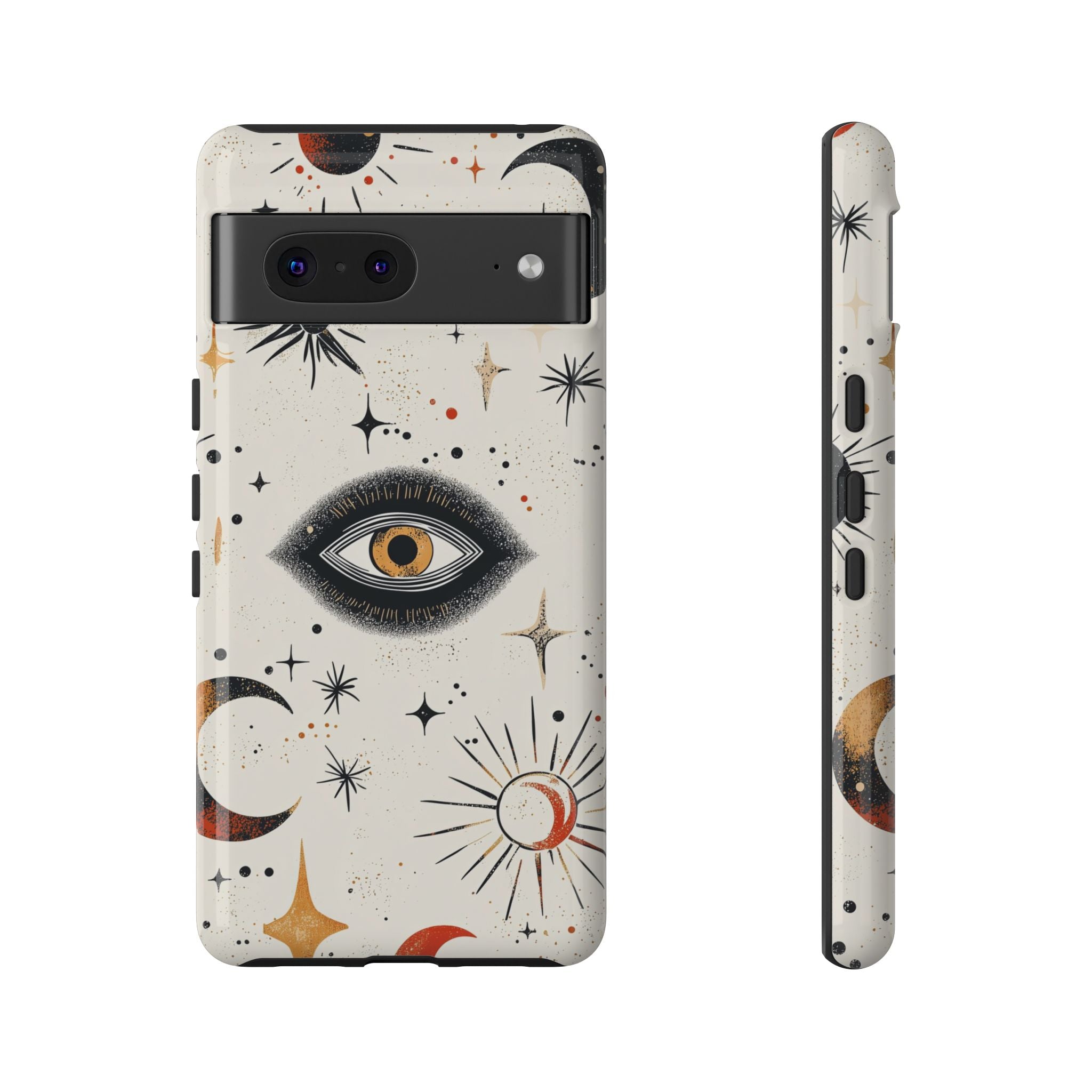 Mystic Eye Google Pixel Case | Celestial Moon & Star