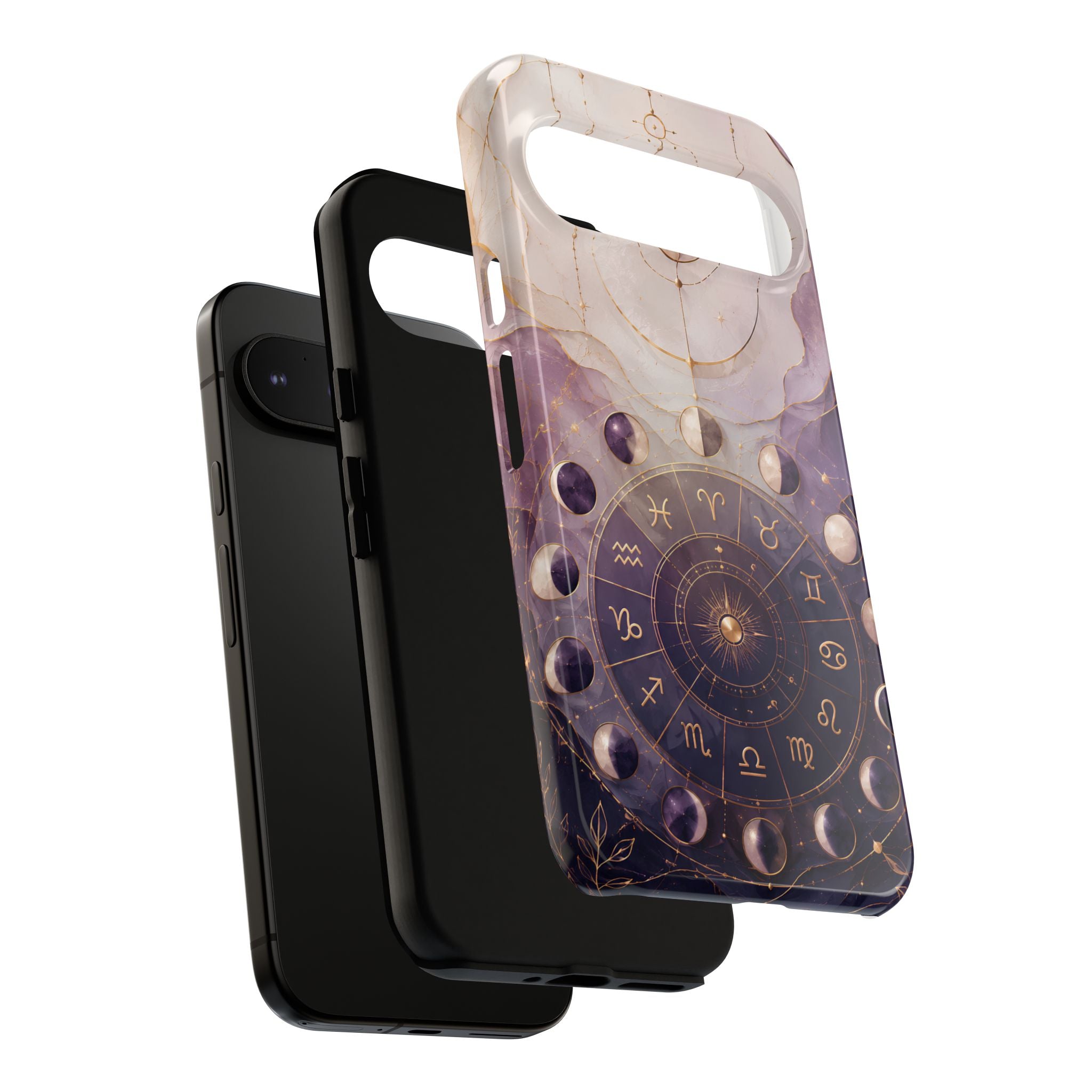 Celestial Zodiac Google Pixel Phone Case | Moon Phase Astrology Phone Case