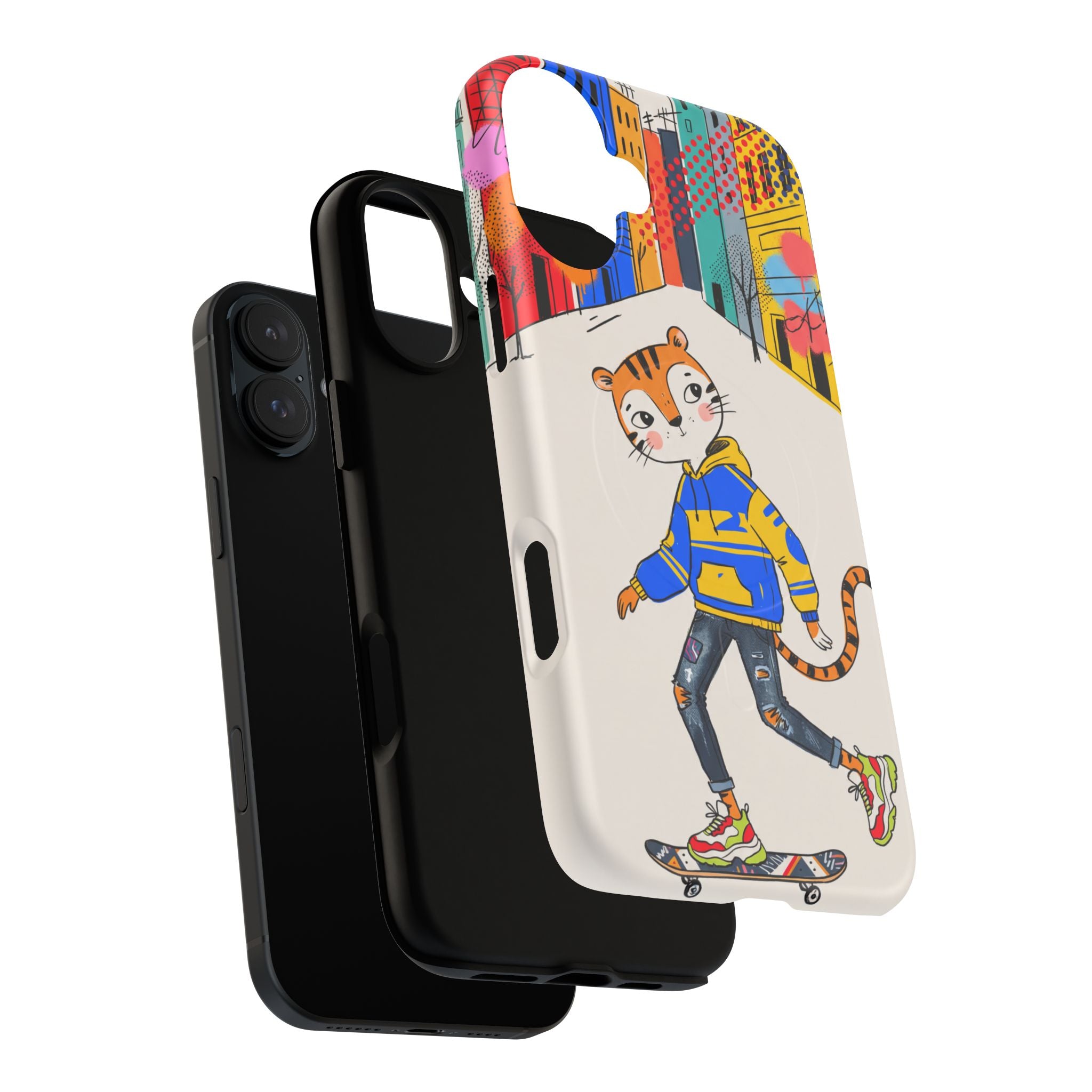 Skater Tiger MagSafe iPhone Case