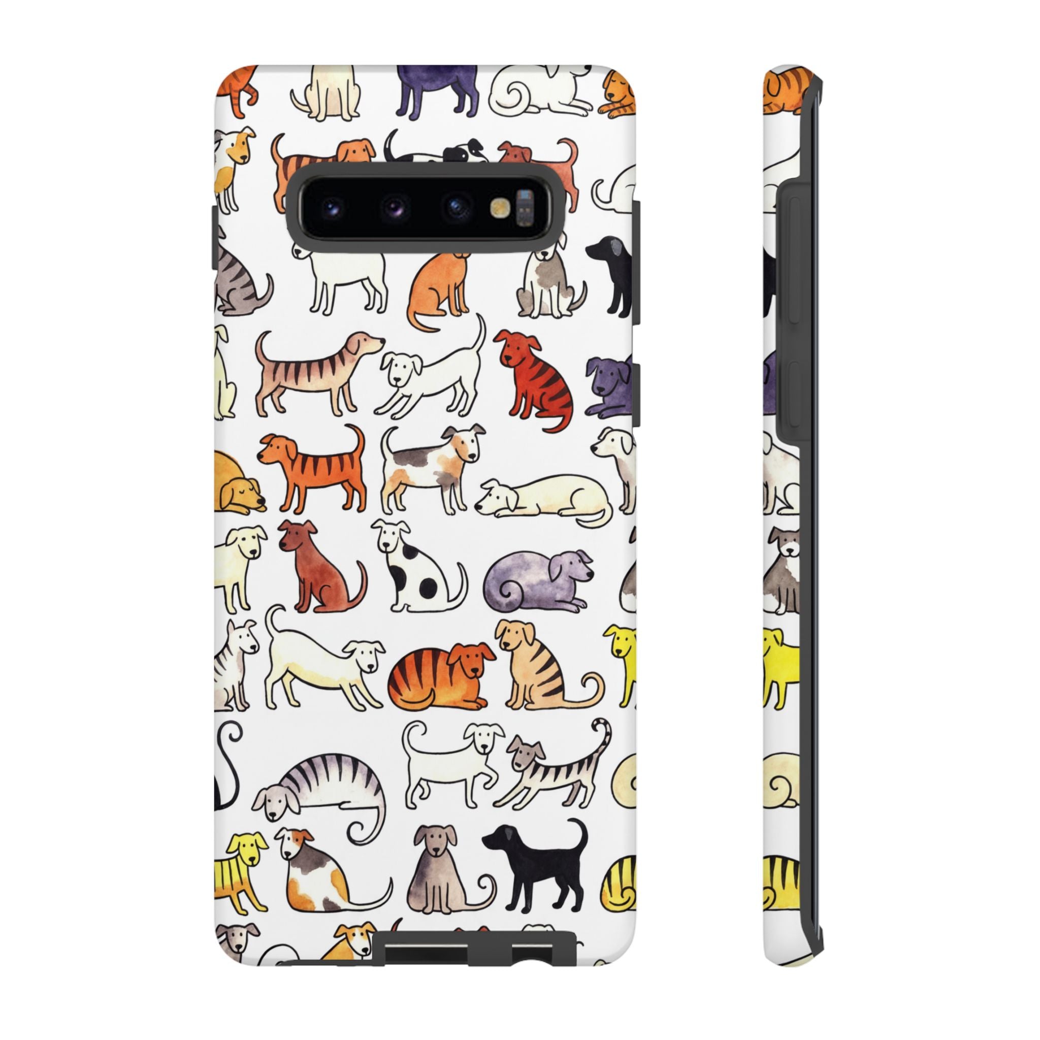 Dog Pattern Samsung Galaxy Case | Cute Colourful Dogs