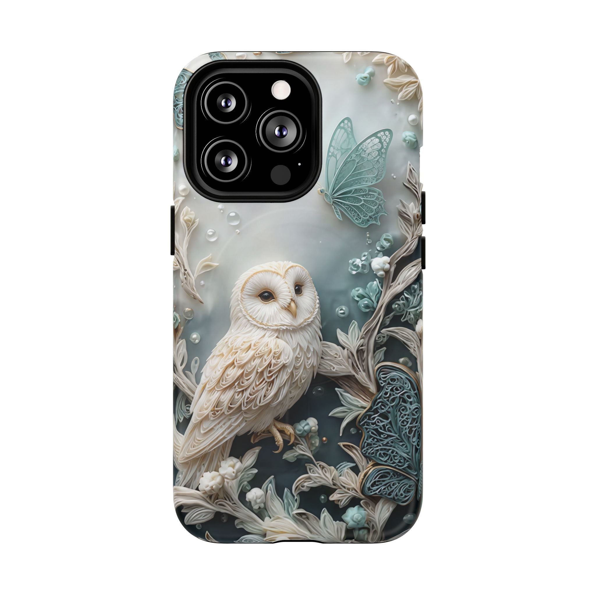 Barn Owl Floral MagSafe Phone Case