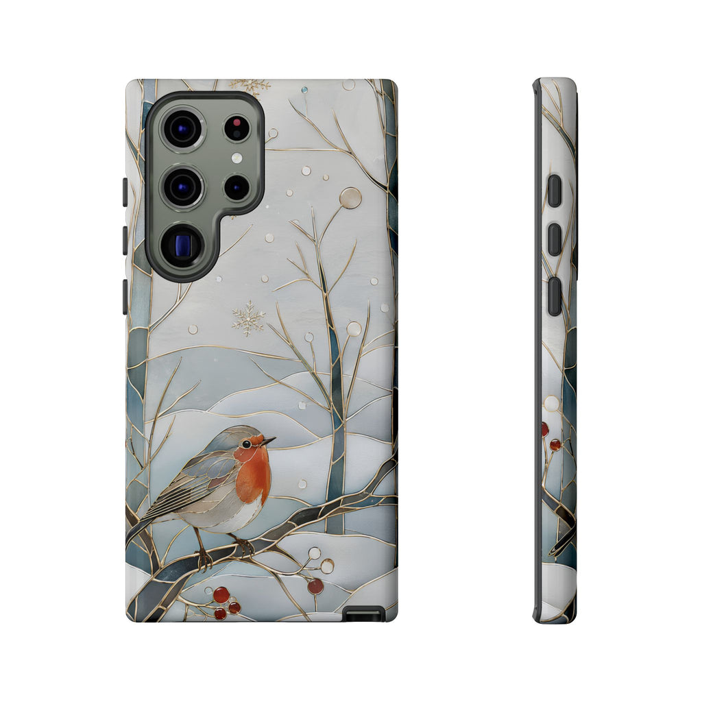 Robin Samsung Galaxy Phone Case | Winter Bird Phone Case