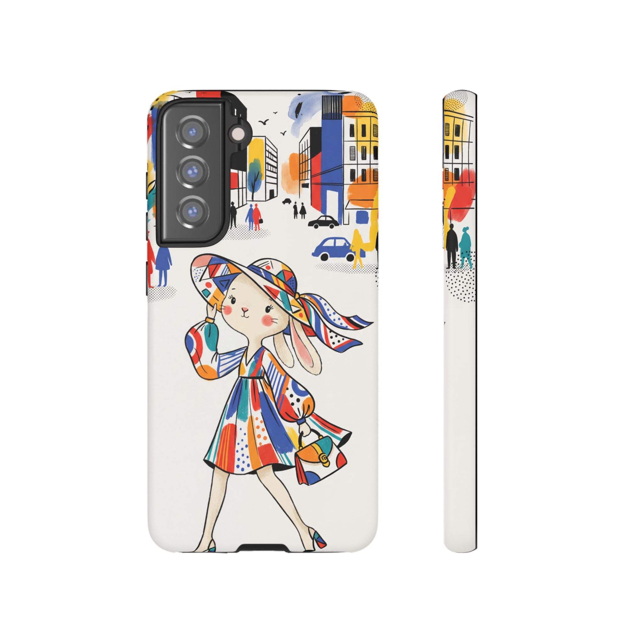 Chic Bunny City Samsung Galaxy Phone Case