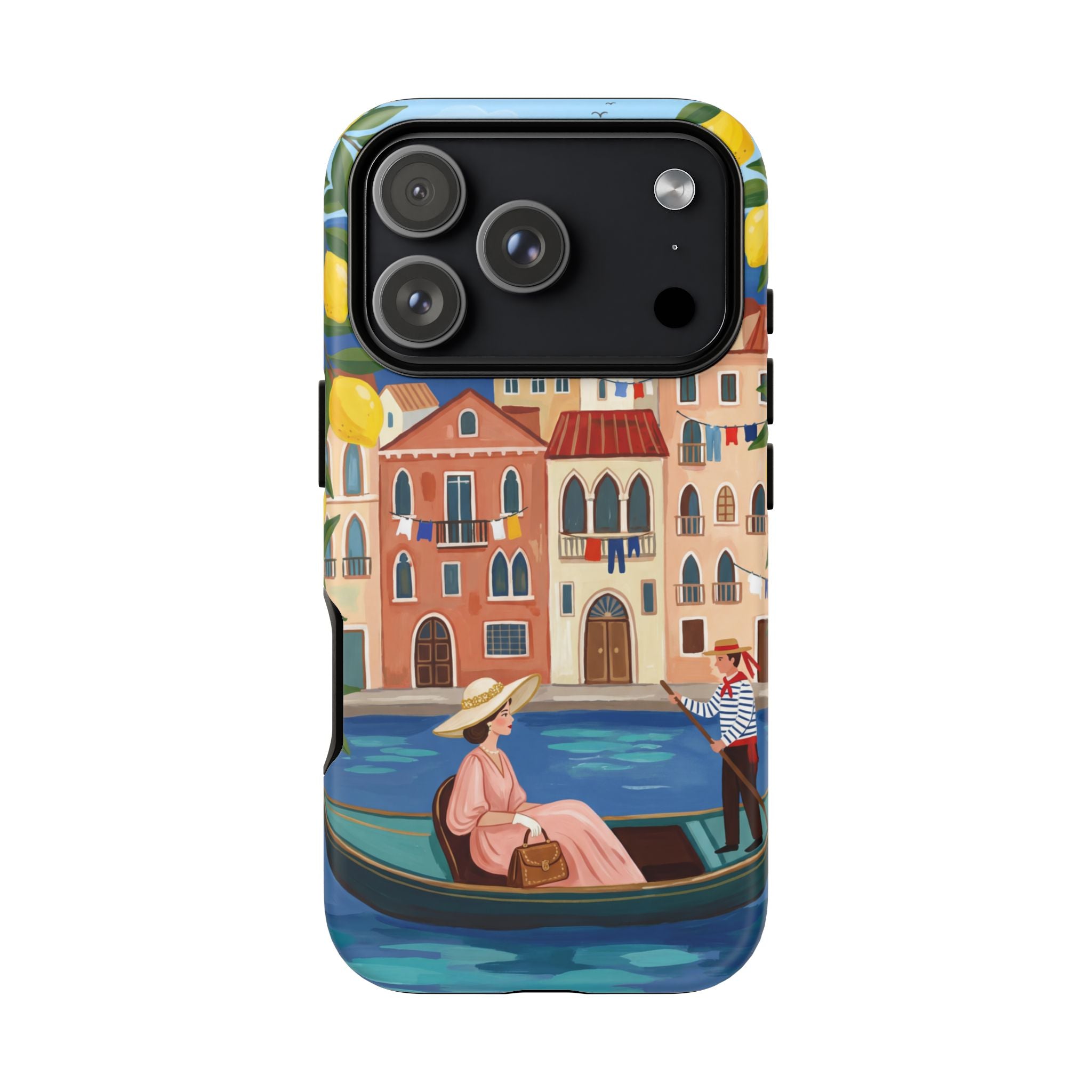 Venetian Gondola iPhone Case | Lemon Coast Waterfront Travel