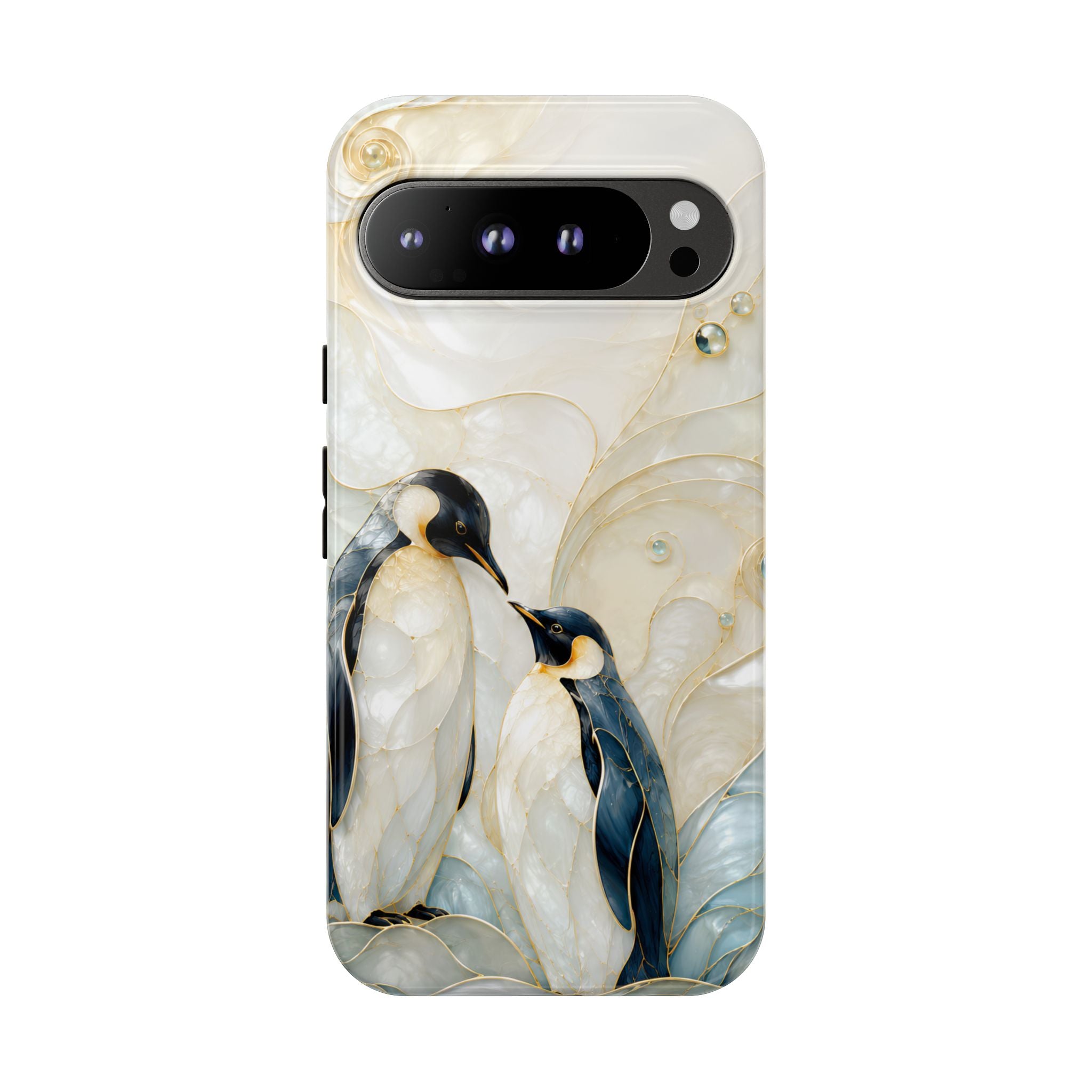 Penguin Google Pixel Phone Case | Cute Penguin Couple Phone Case