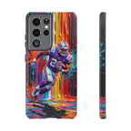 Vibrant American Football Runner Samsung Galaxy Phone Case