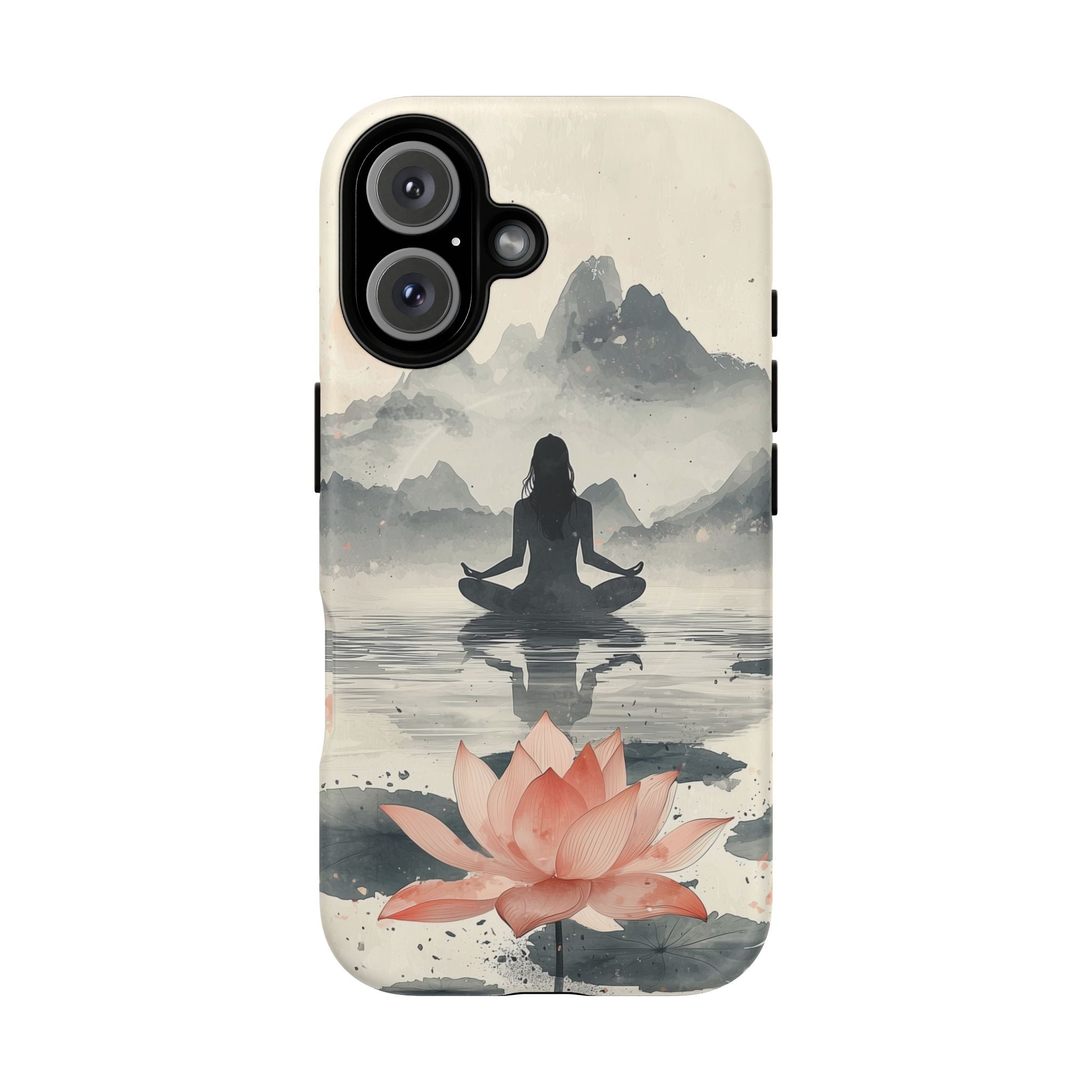 Zen Yoga Meditation Lotus MagSafe iPhone Case
