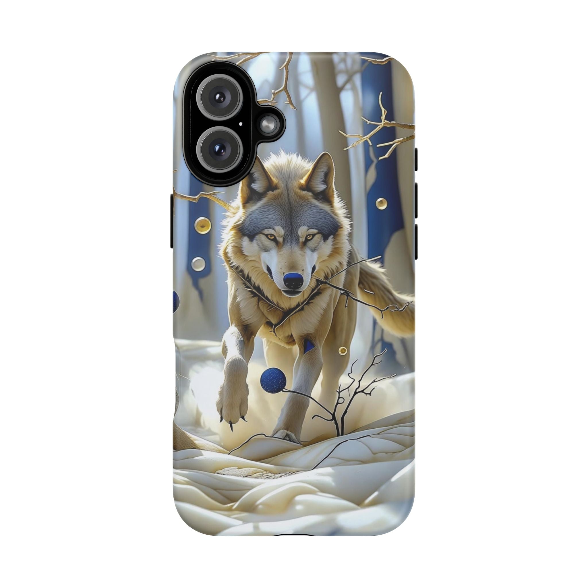 Wolf in Snow iPhone Case — Rugged Wildlife