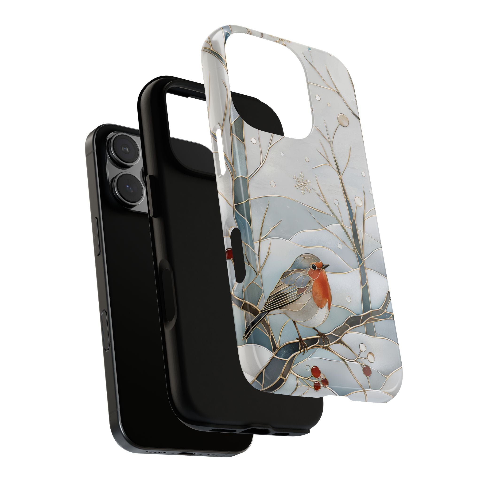 Robin iPhone Case | Winter Bird iPhone Case