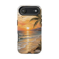 Beach Sunset iPhone Case | Coastal Ocean Art Cover