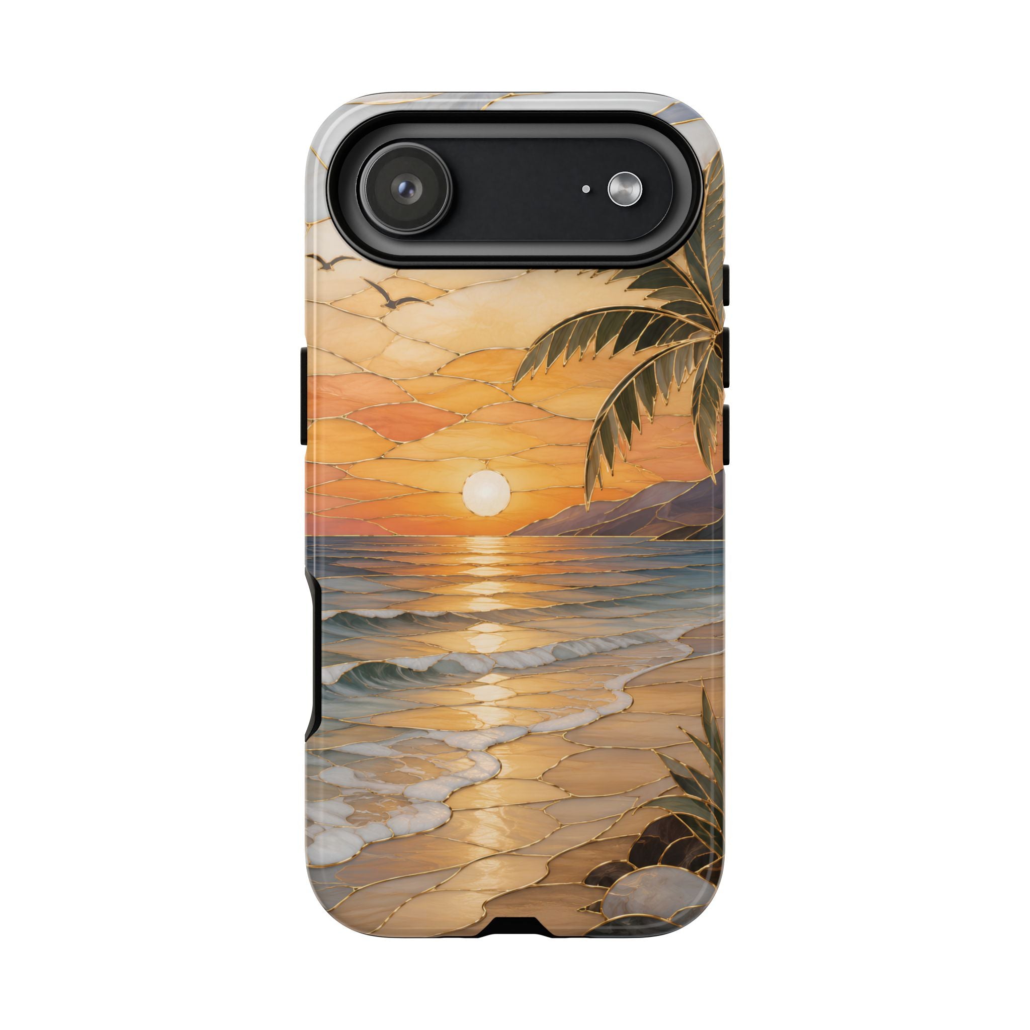 Beach Sunset iPhone Case | Coastal Ocean Art Cover