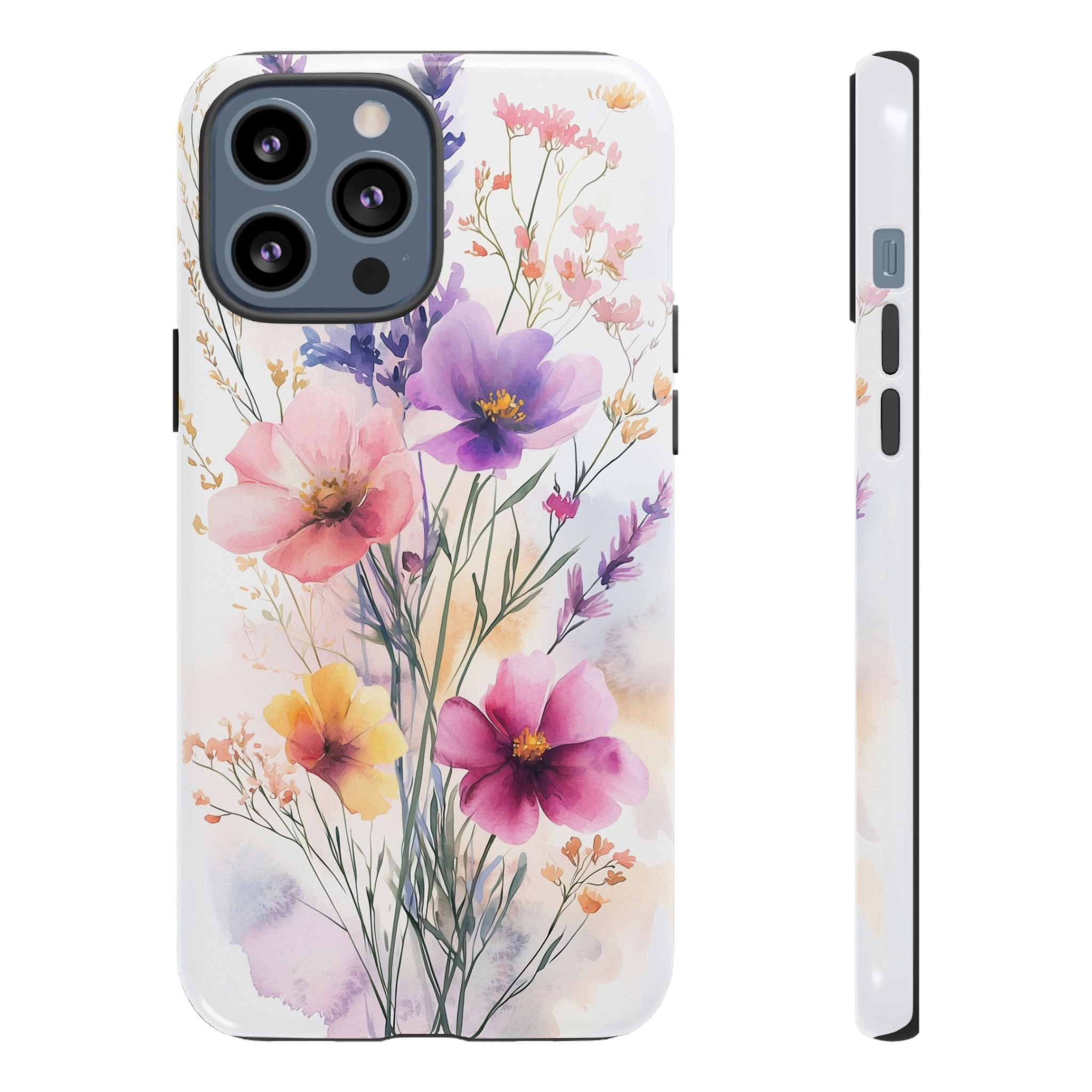 Floral Watercolour iPhone Case | Pastel Bouquet