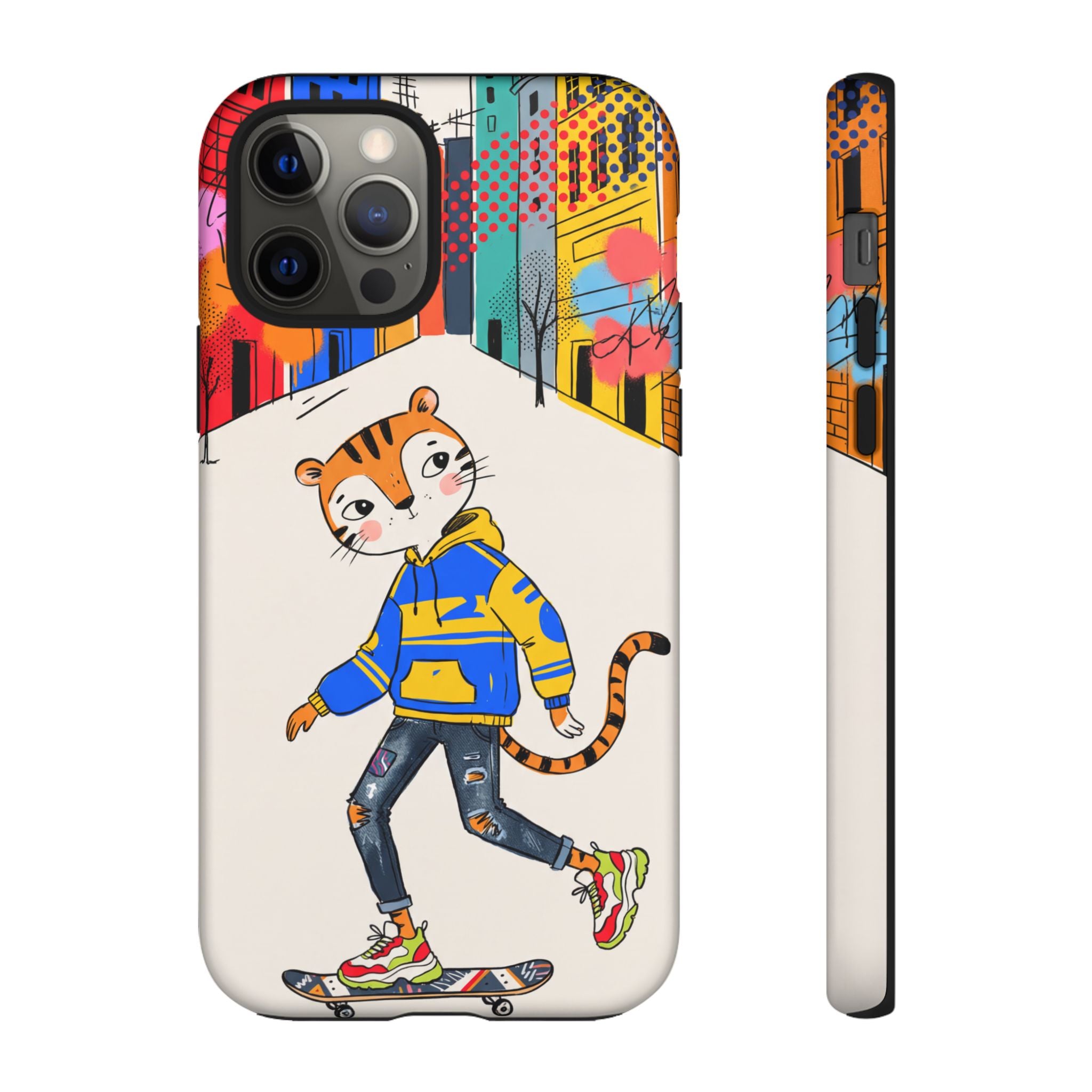 Skater Tiger iPhone Case