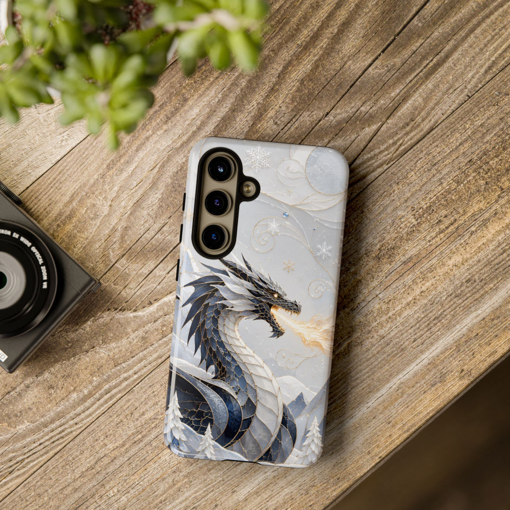 Ice Dragon Samsung Galaxy Phone Case | Winter Dragon Phone Case