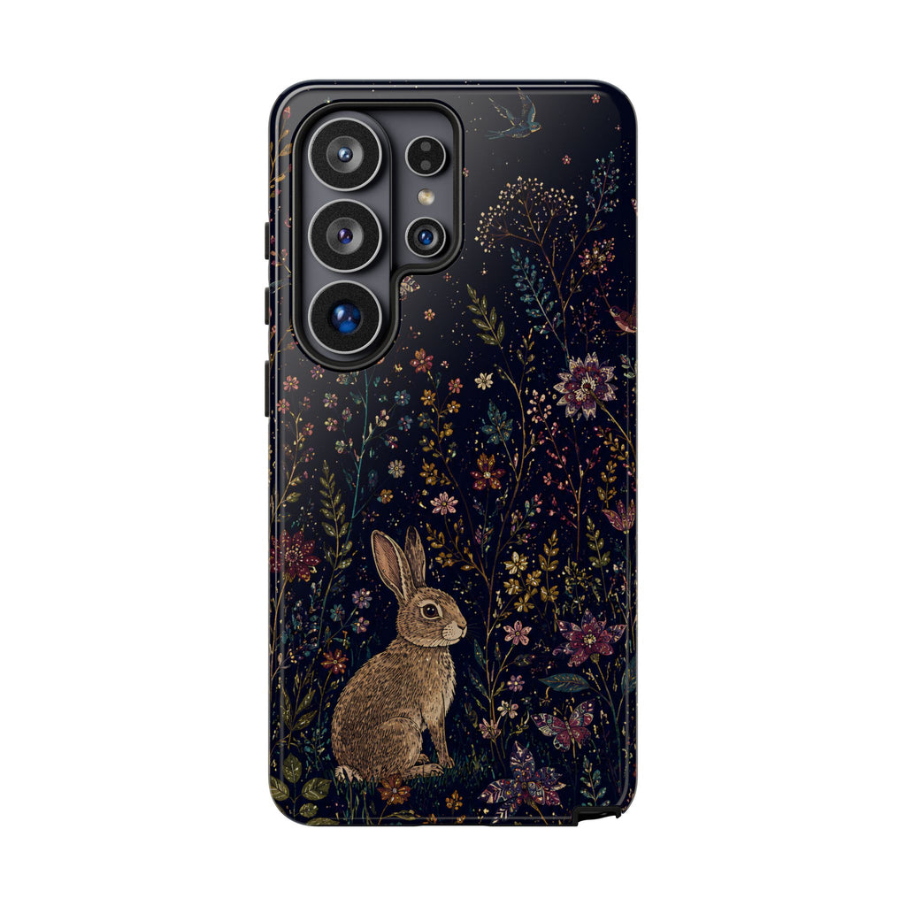 Rabbit Samsung Galaxy Phone Case | Woodland Bunny Art Cover