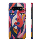 Abstract Colourful Face Samsung Galaxy Case | Vibrant Pop Art