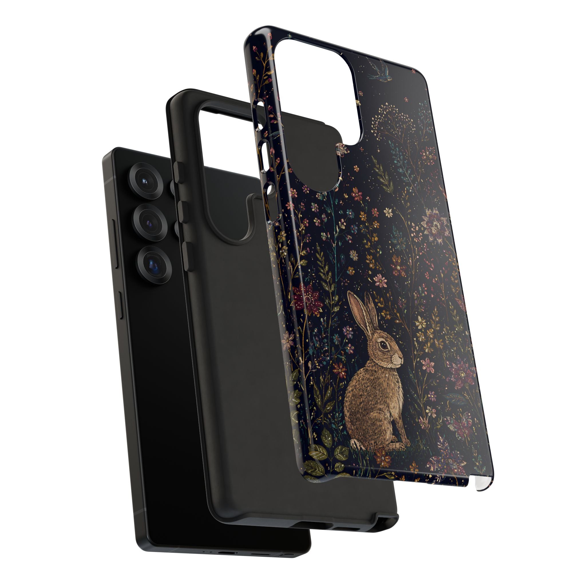 Rabbit Samsung Galaxy Phone Case | Woodland Bunny Art Cover