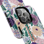 Floral Purple Garden iPhone Case | Tough Protective Phone Cover