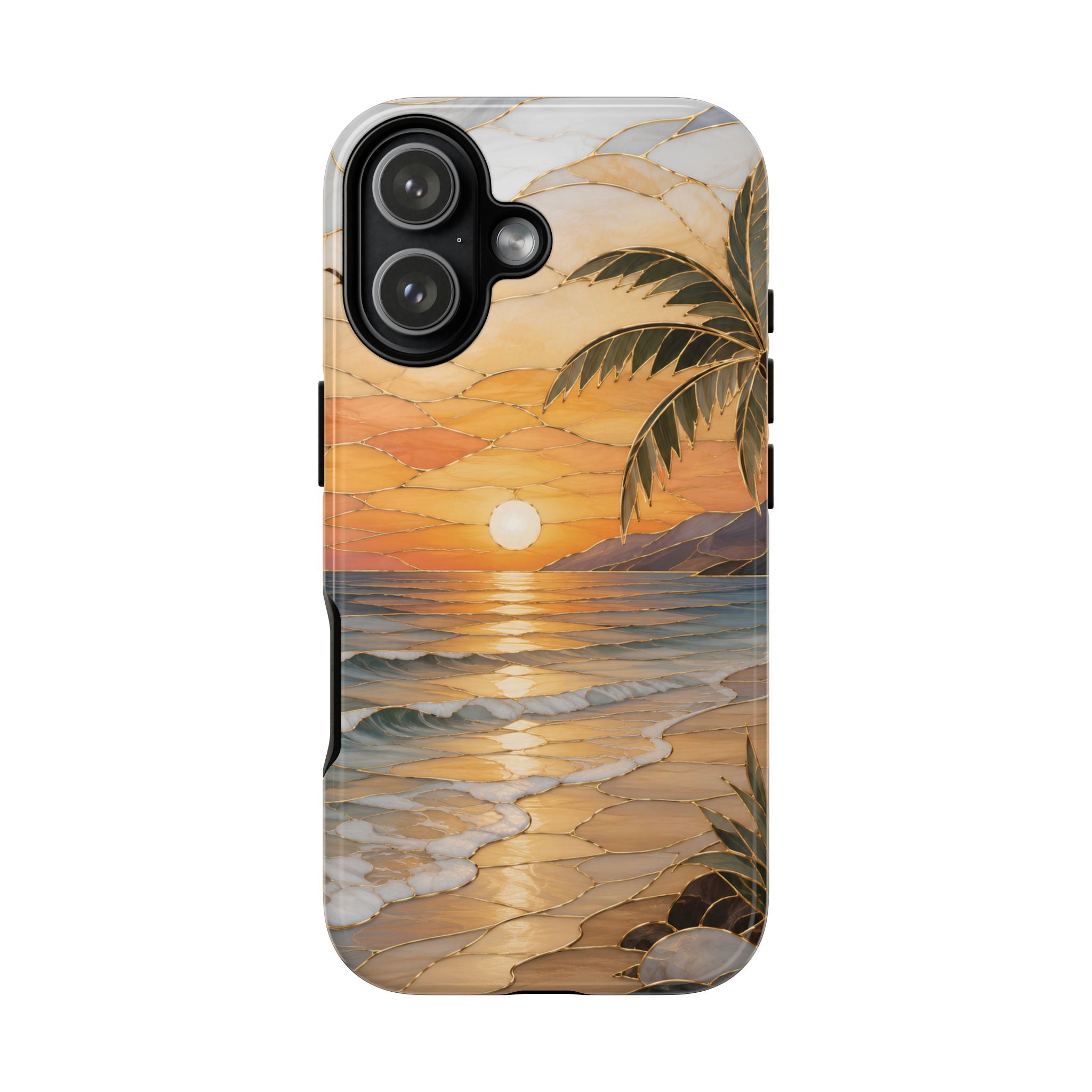 Beach Sunset iPhone Case | Coastal Ocean Art Cover