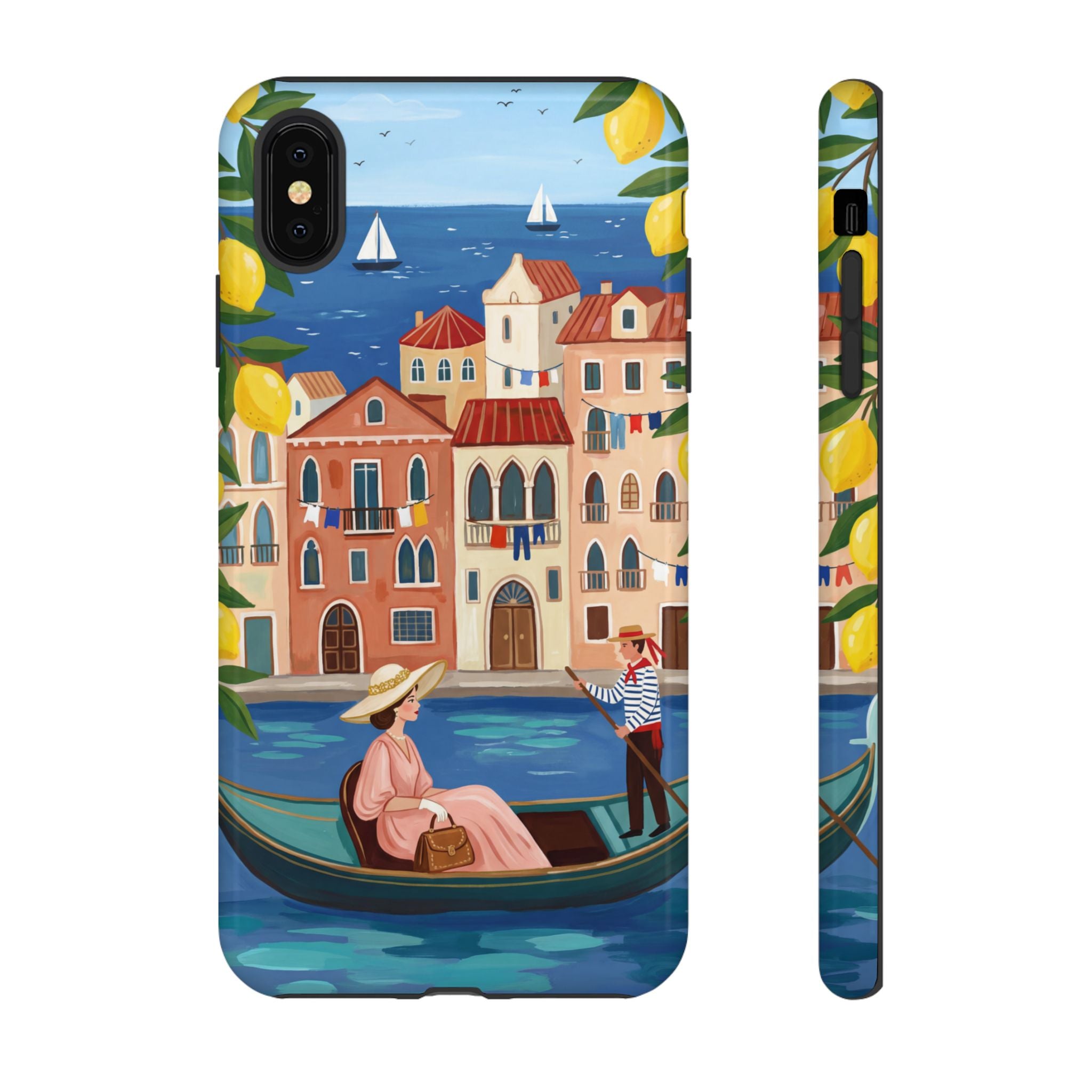 Venetian Gondola iPhone Case | Lemon Coast Waterfront Travel