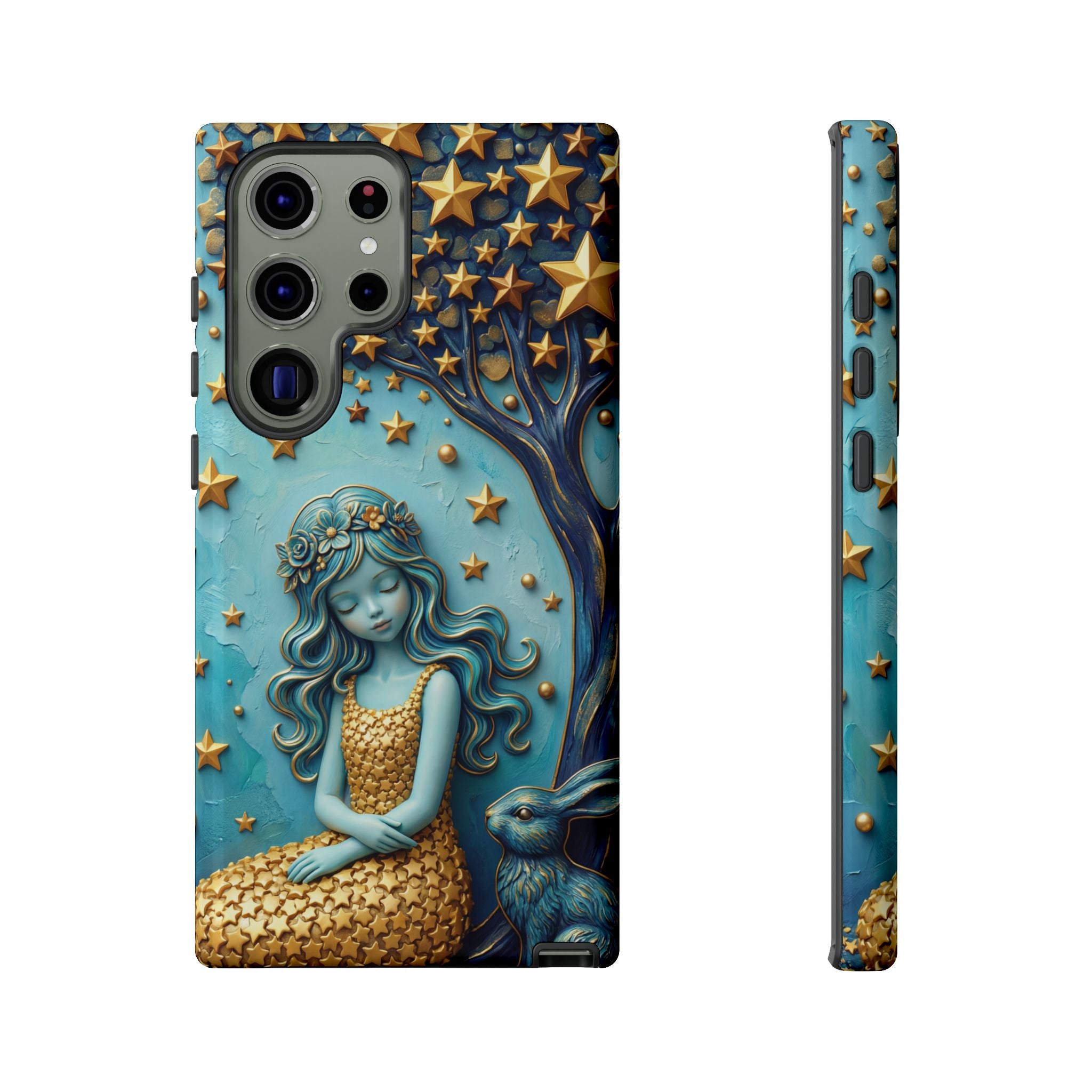 Dreamy Maiden & Star Tree Samsung Galaxy Phone Case