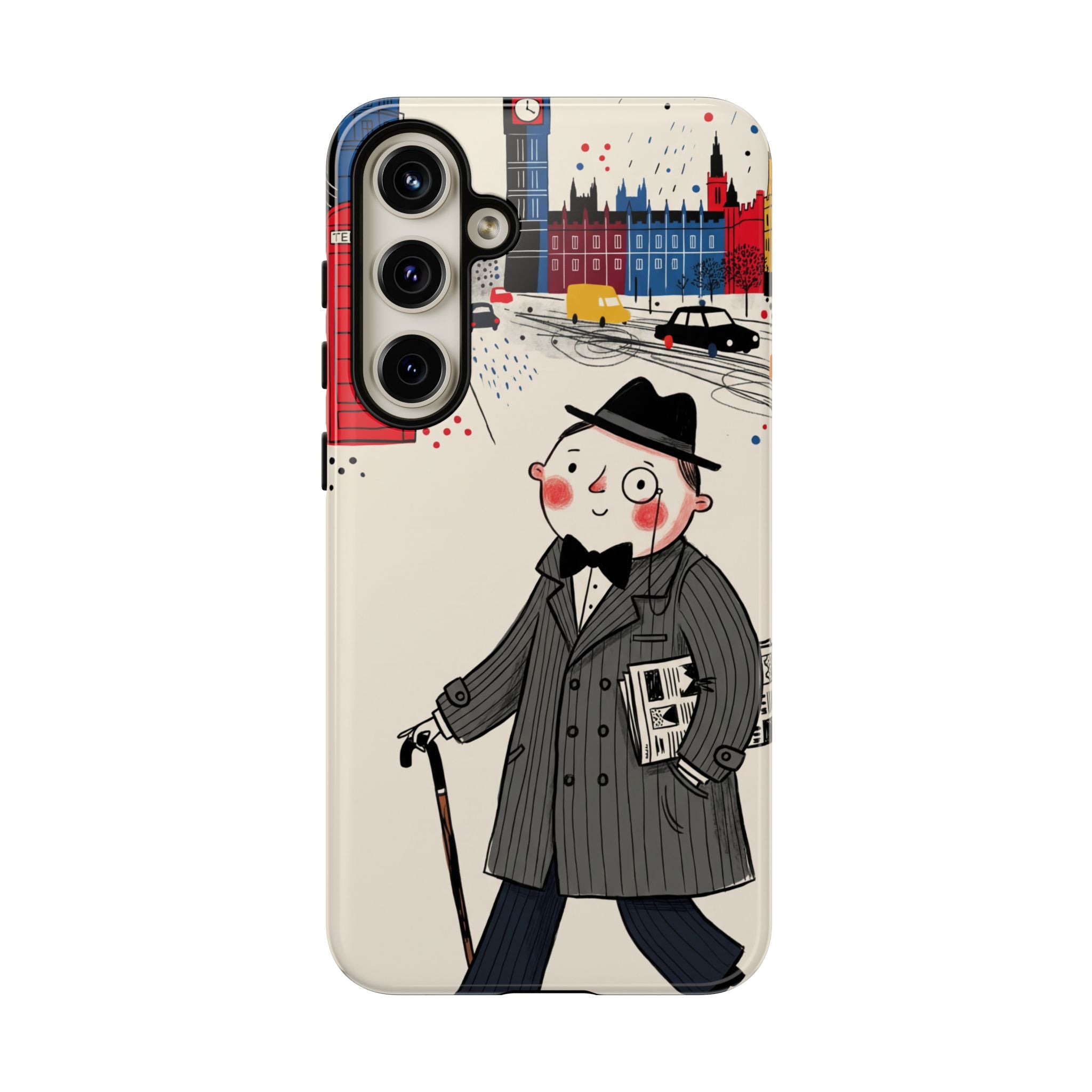 Detective in London Samsung Galaxy Phone Case
