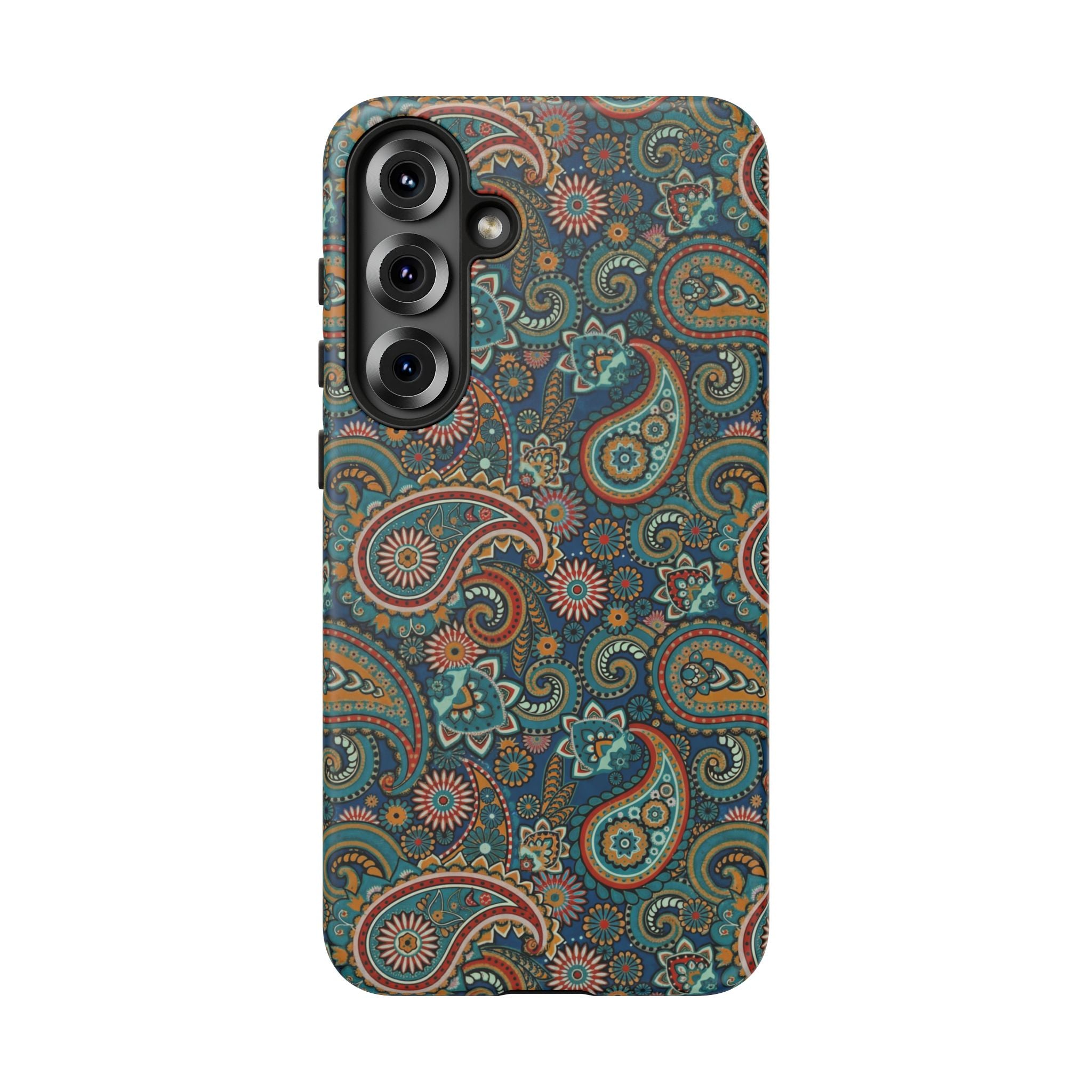 Batik Vibrant Paisley Protective Tough Samsung Galaxy Case